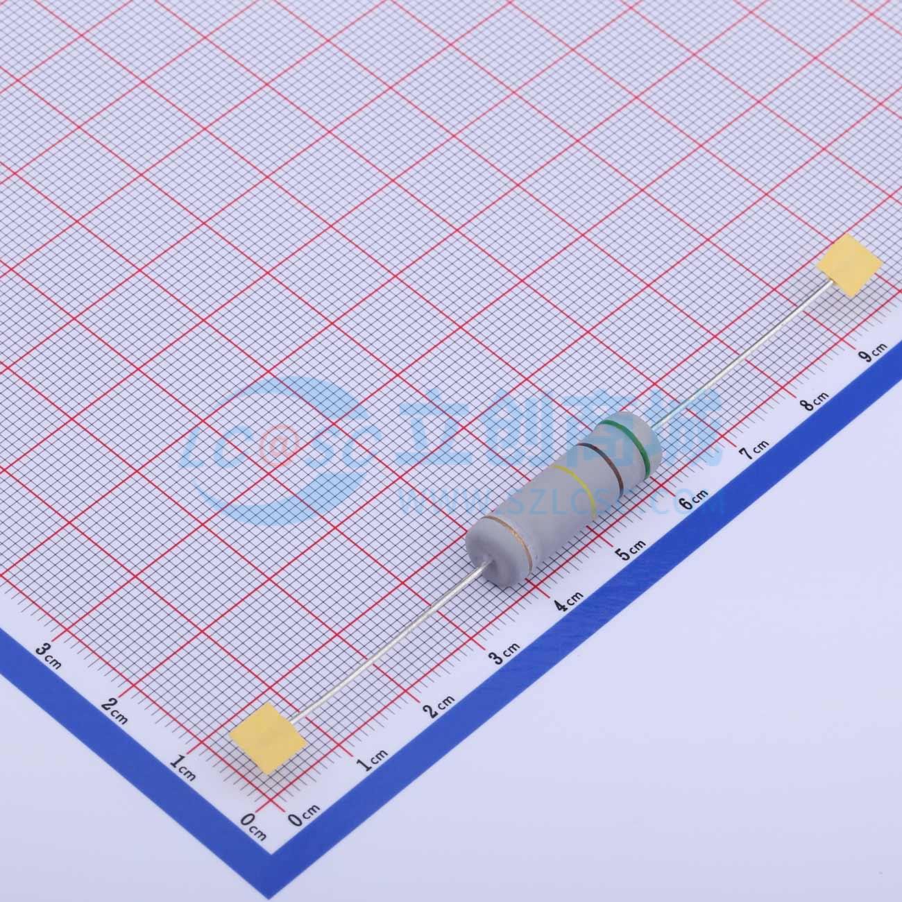 点击查看大图 MOF5W-510KΩ±5%实物图