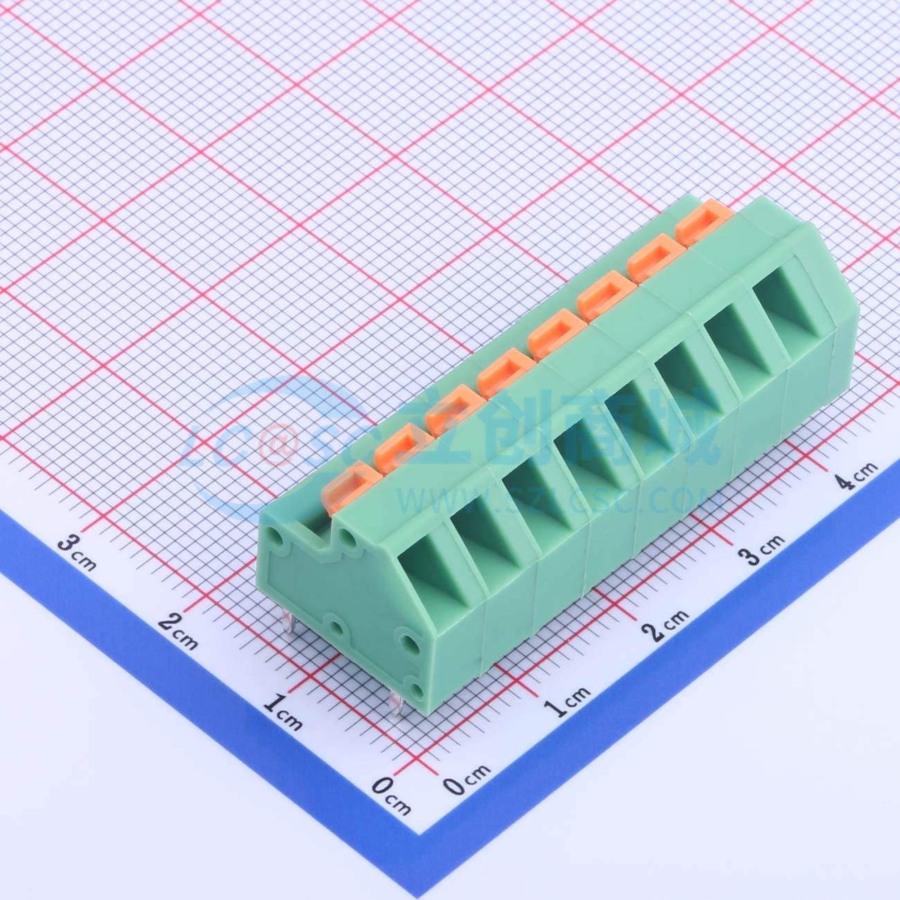点击查看大图 KF237-5.08-8P实物图