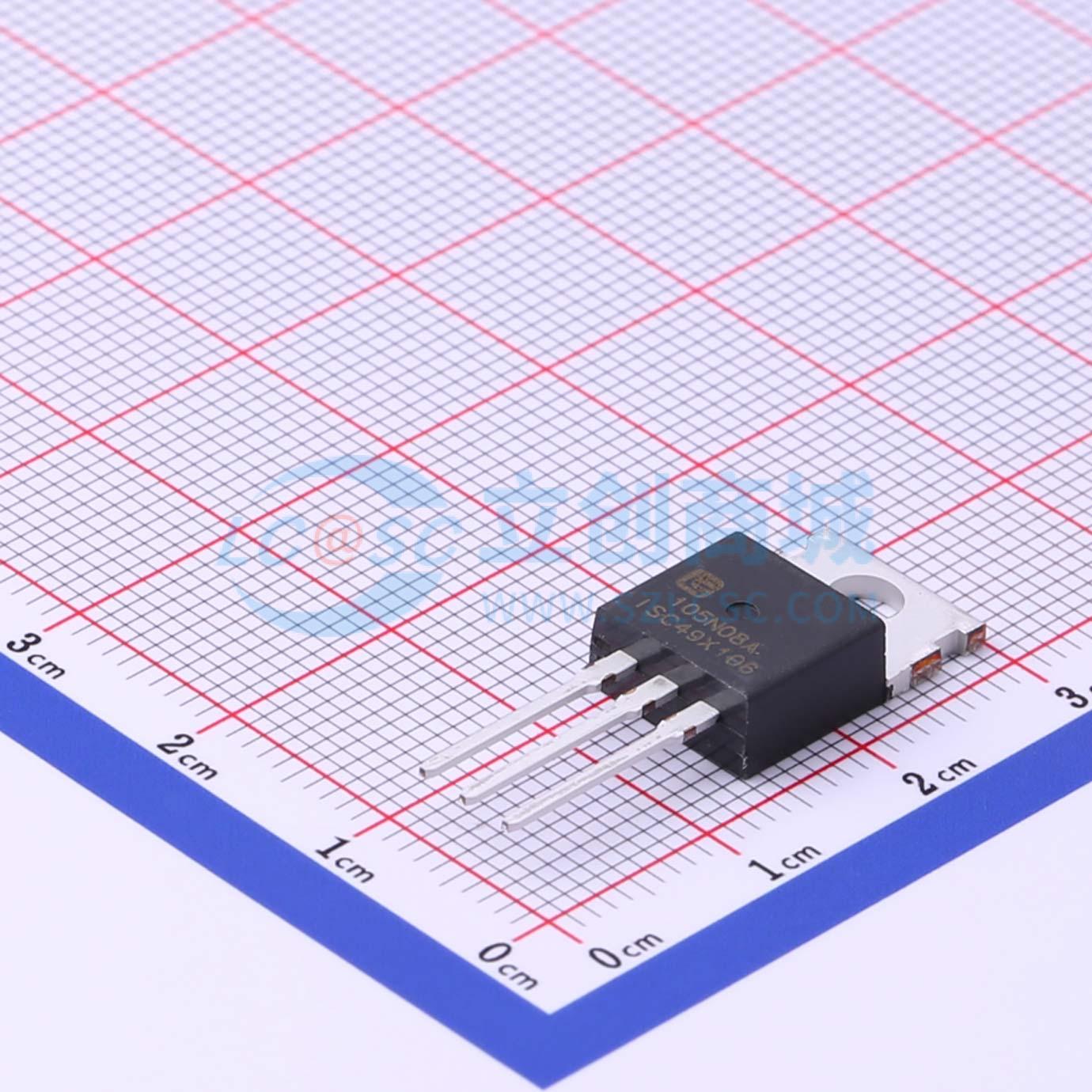点击查看大图 TTP105N08A实物图