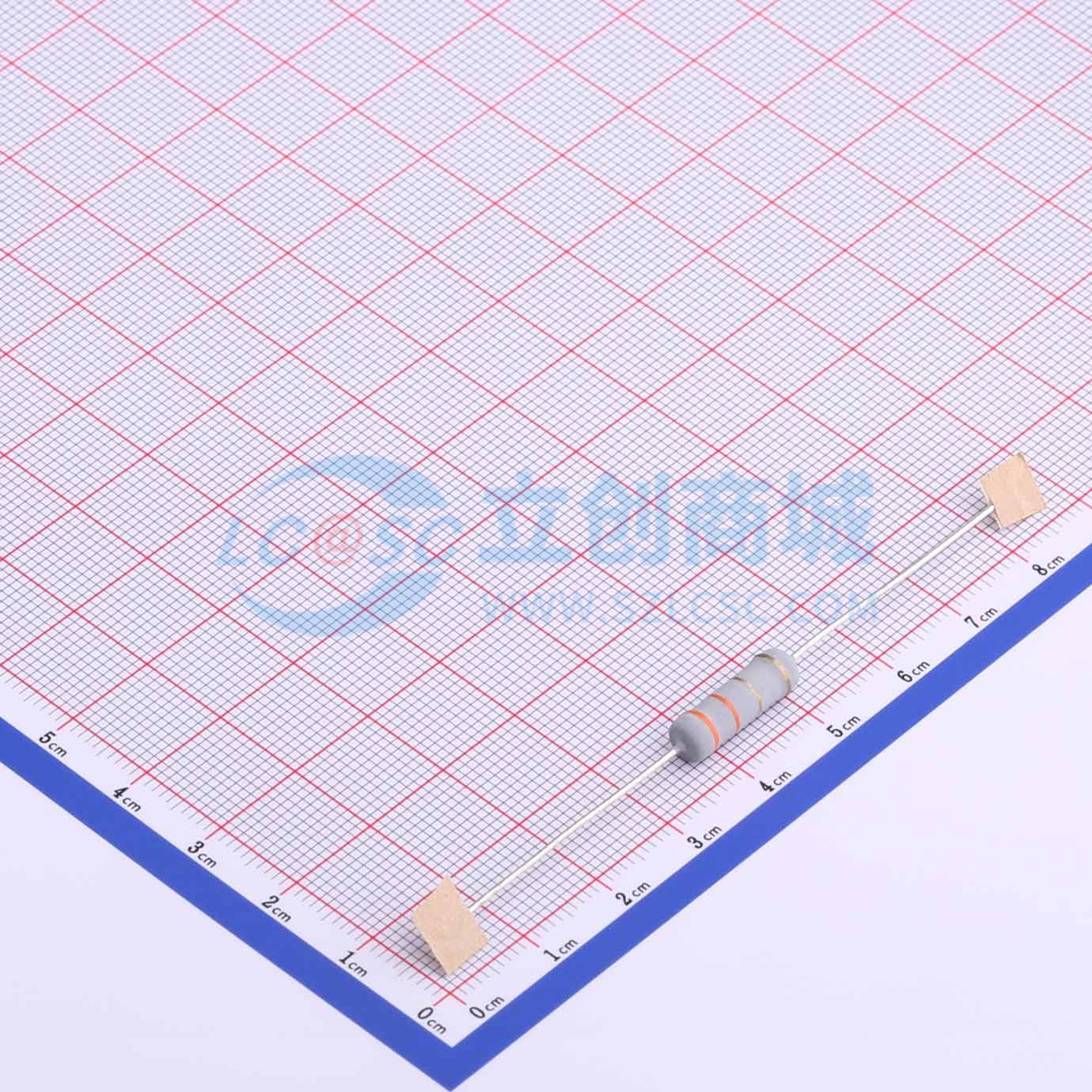 点击查看大图 MOF3WS-3.3Ω±5%T实物图