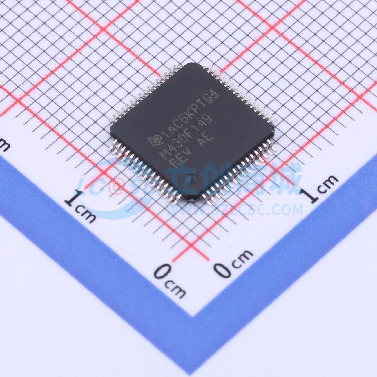 点击查看大图 MSP430F149IPAG实物图