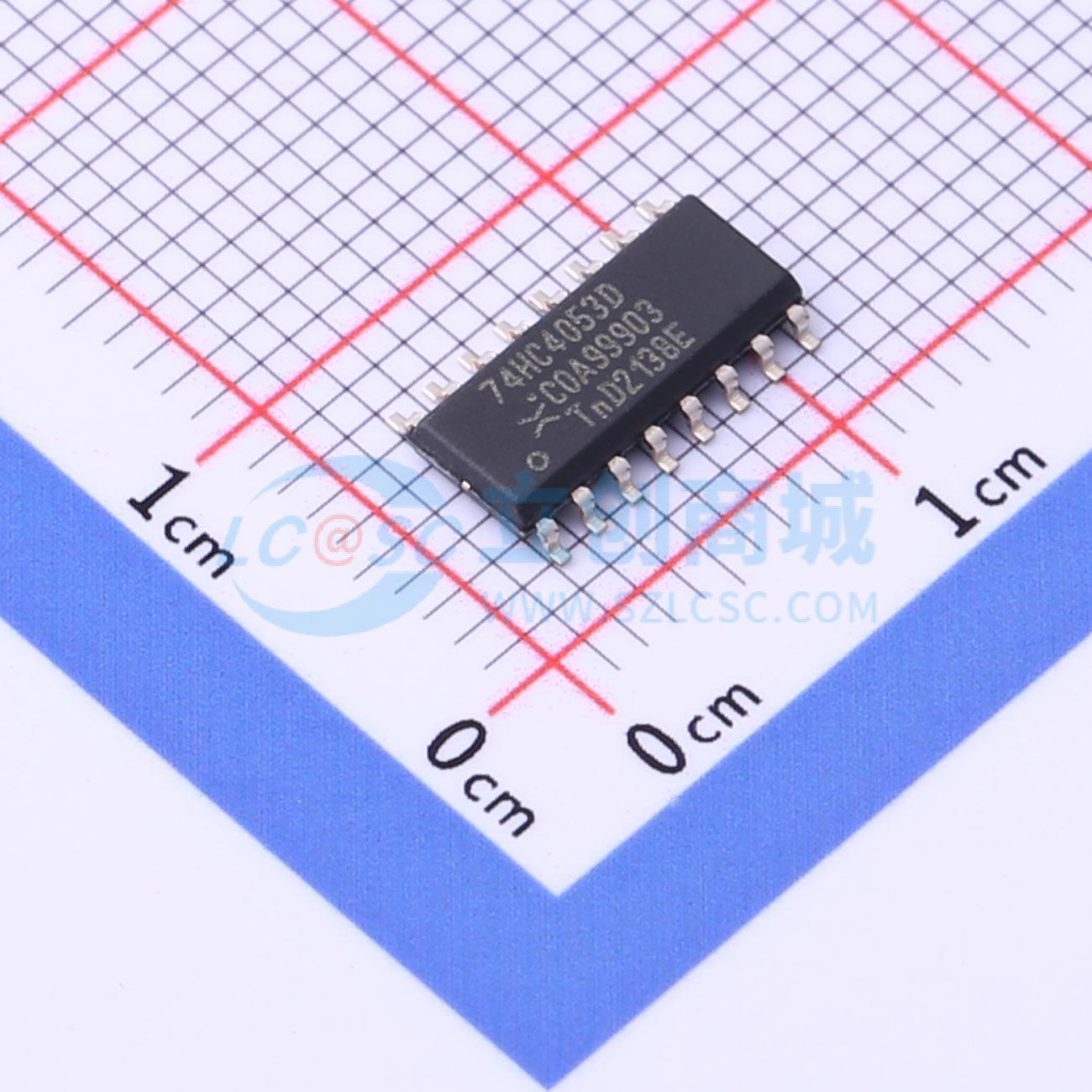 点击查看大图 74HC4053D,652实物图