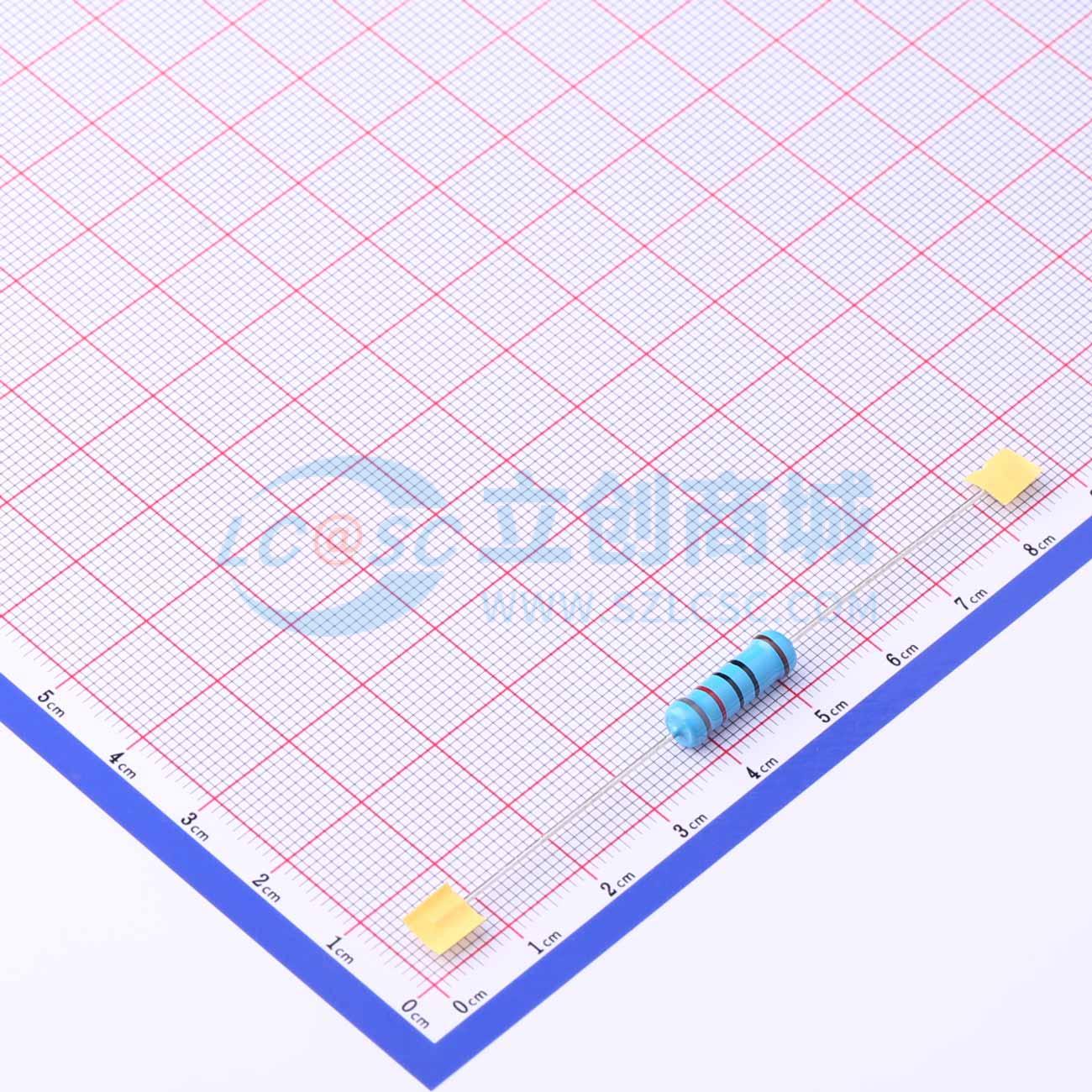 点击查看大图 MF3WS-820Ω±1%T实物图