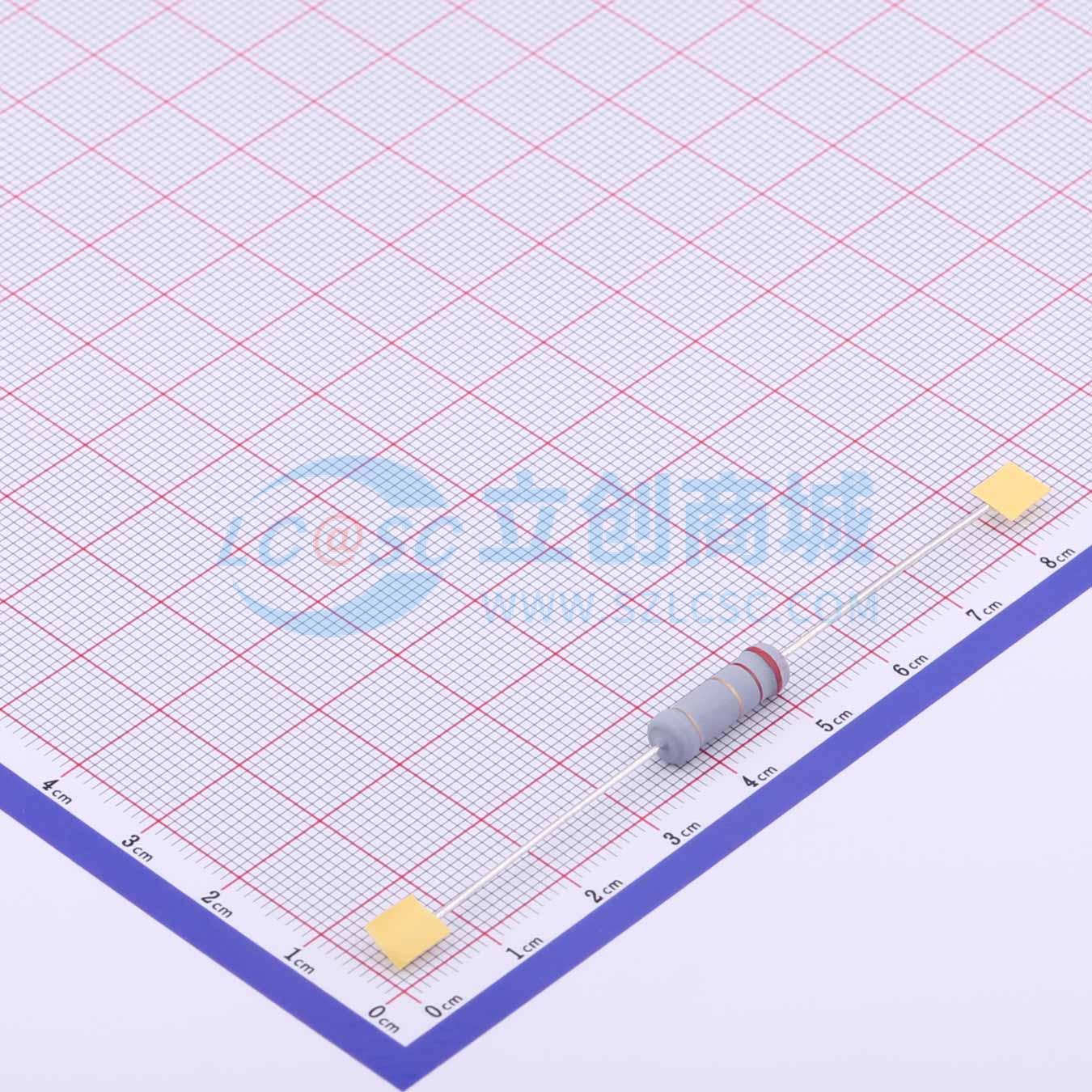 点击查看大图 MOF3WS-2.2Ω±5%T实物图