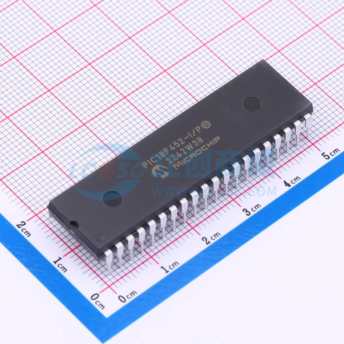点击查看大图 PIC18F452-I/P实物图