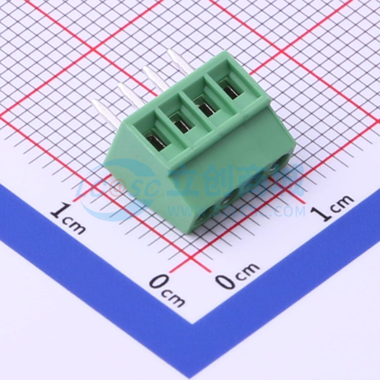 点击查看大图 DG308-2.54-04P-14-00A(H)实物图