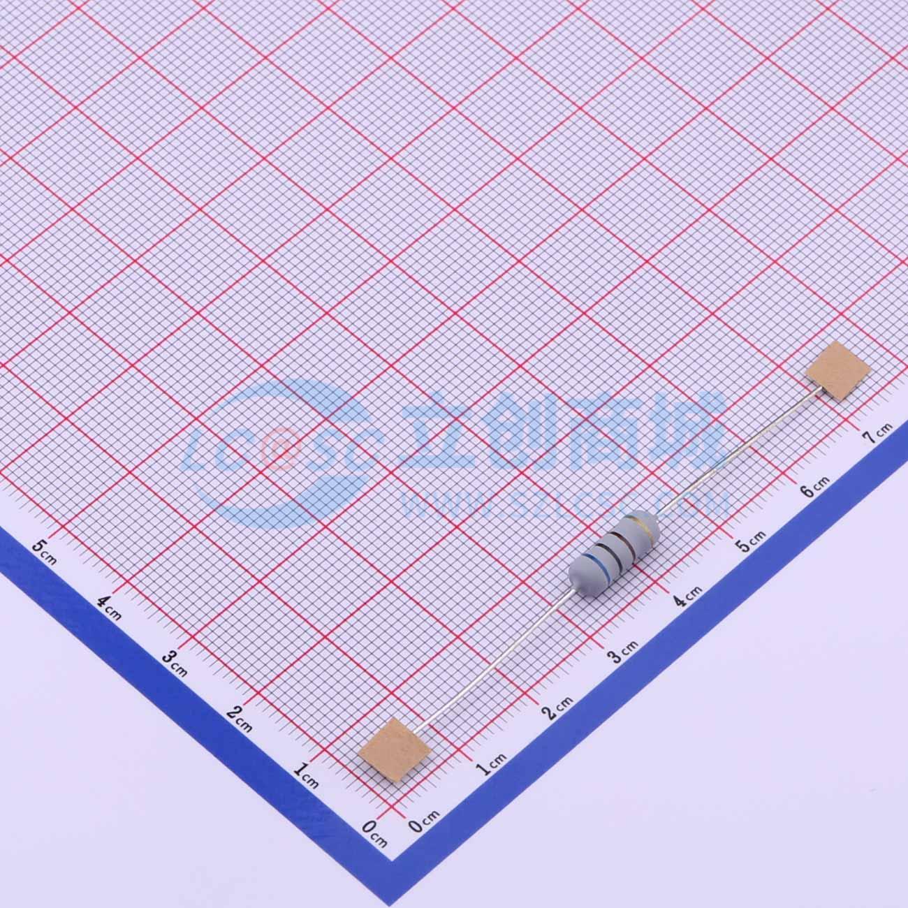 点击查看大图 MO1W-600Ω±5%-6T63实物图