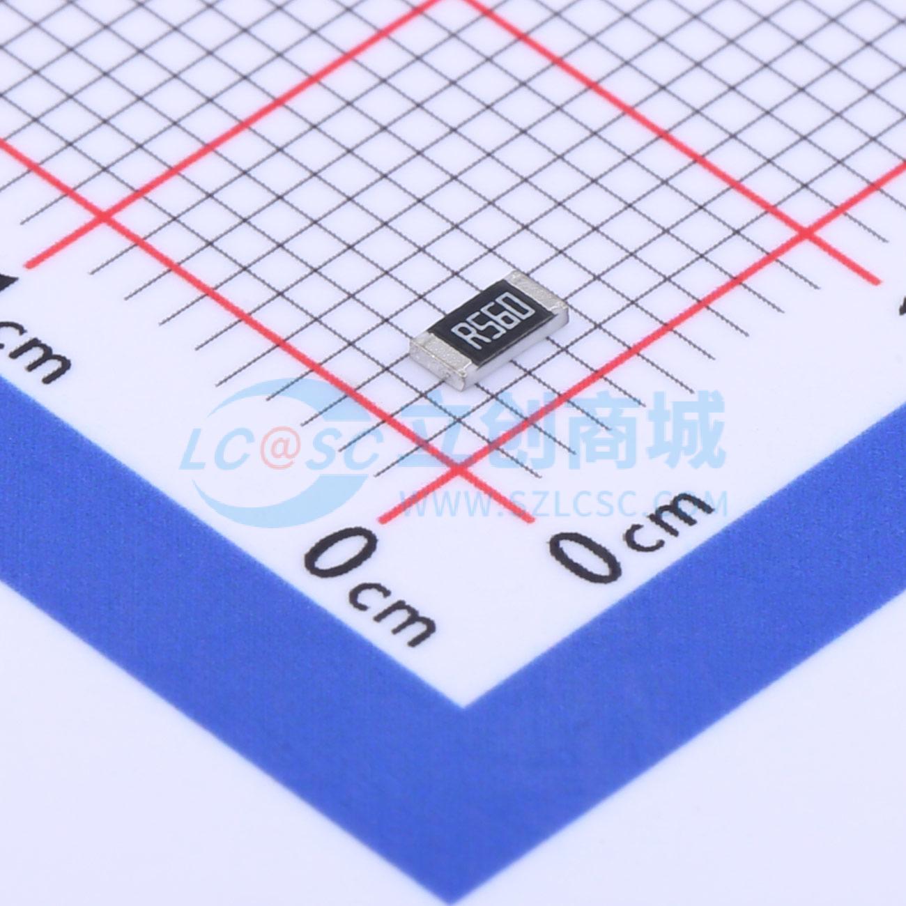 点击查看大图 RL1206JR-7W0R56L实物图