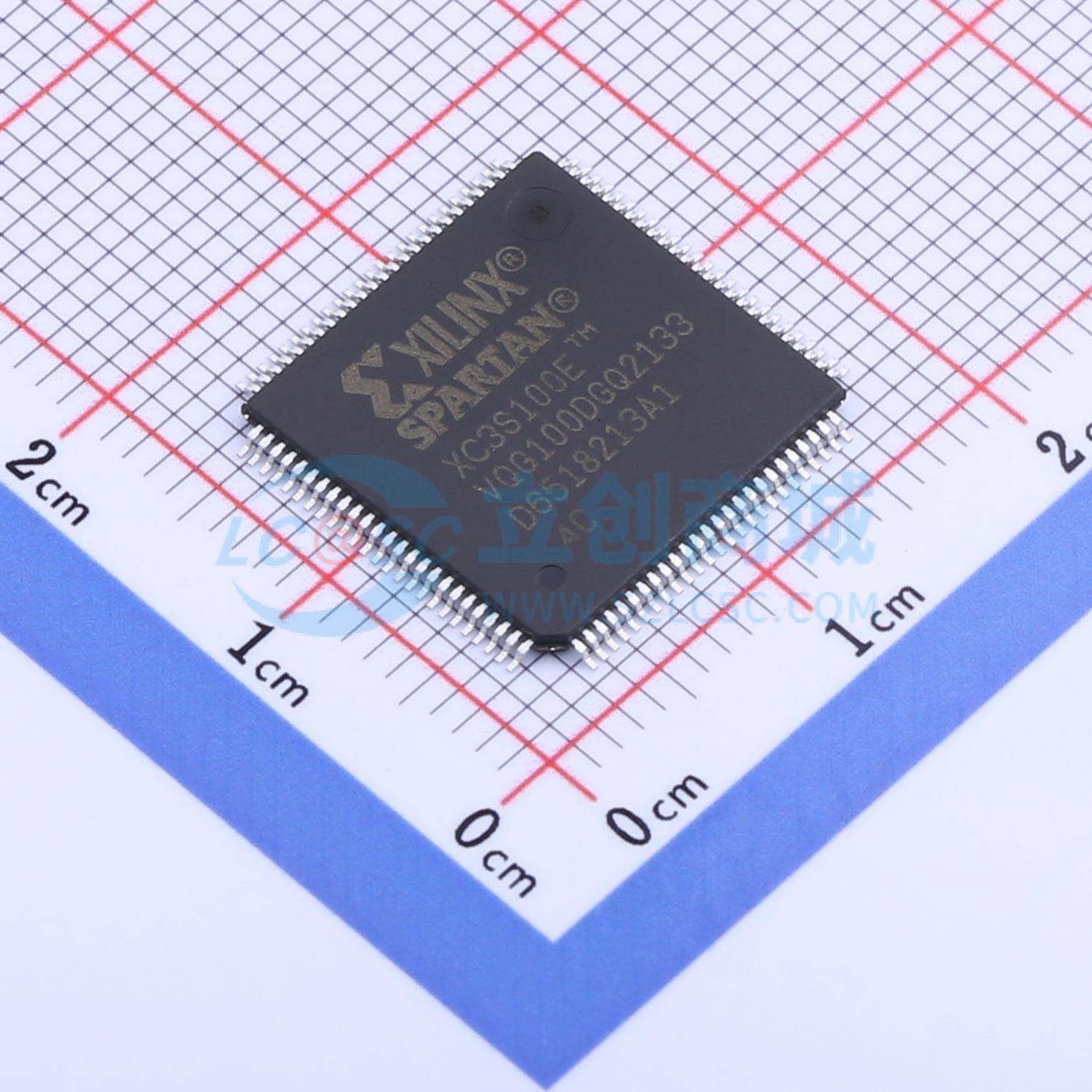 点击查看大图 XC3S100E-4VQG100C实物图