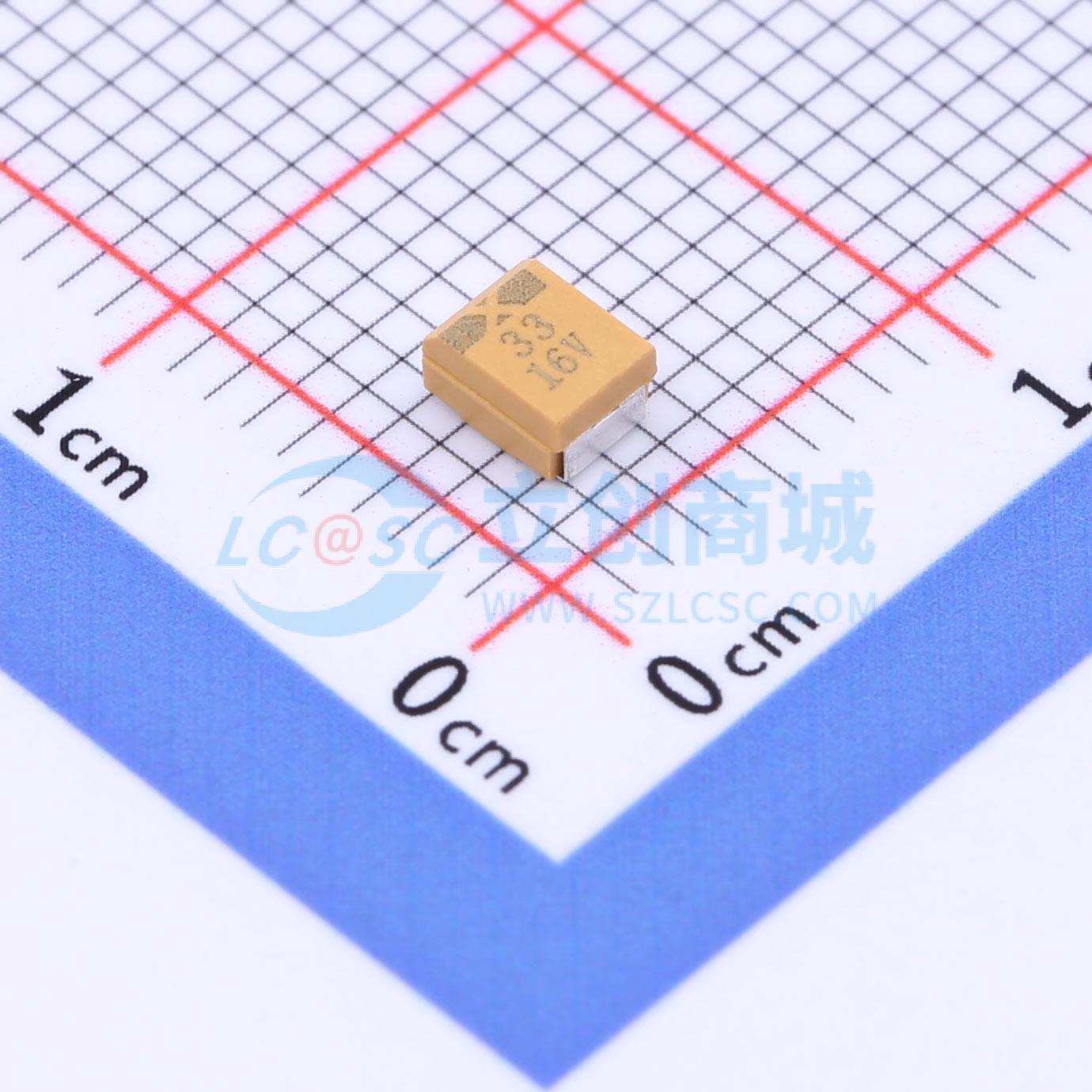点击查看大图 CA45-B-16V-33uF-M实物图