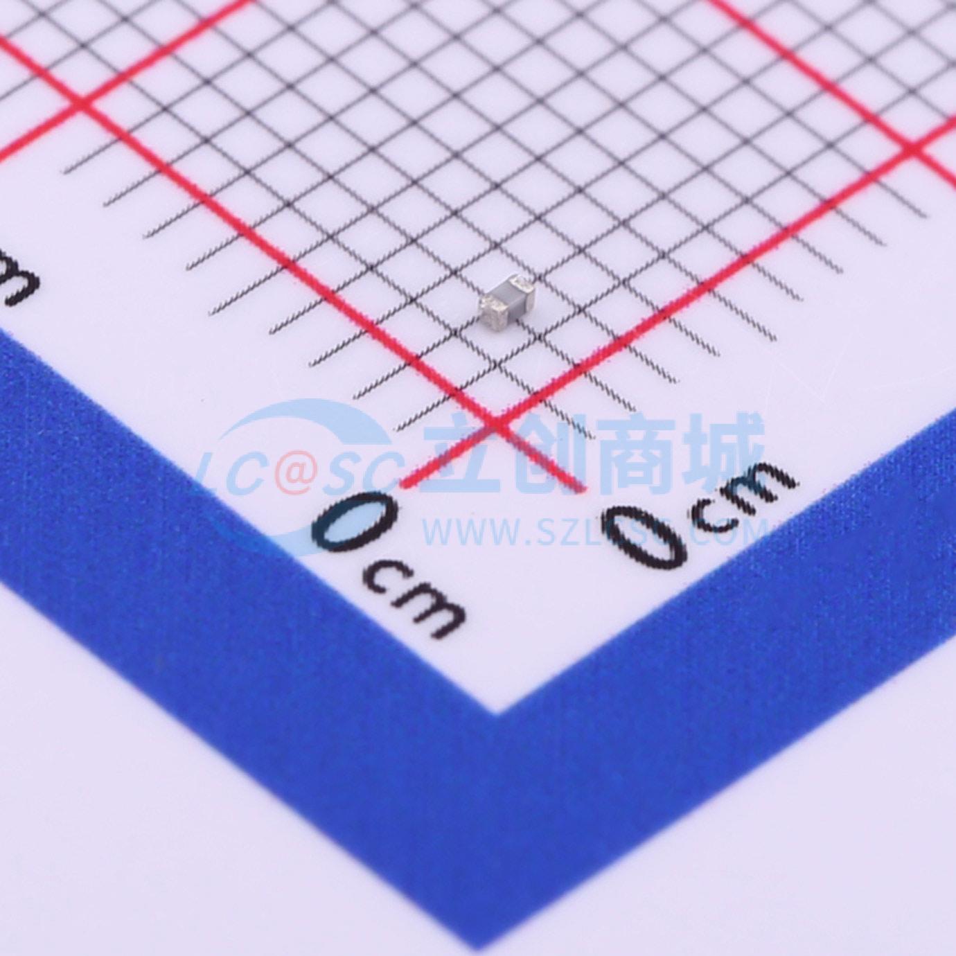 点击查看大图 CC0402JRNPO8BN181实物图