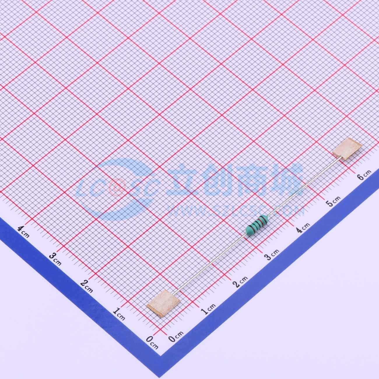 点击查看大图 MF1/2WS-15K±1%-OT52实物图