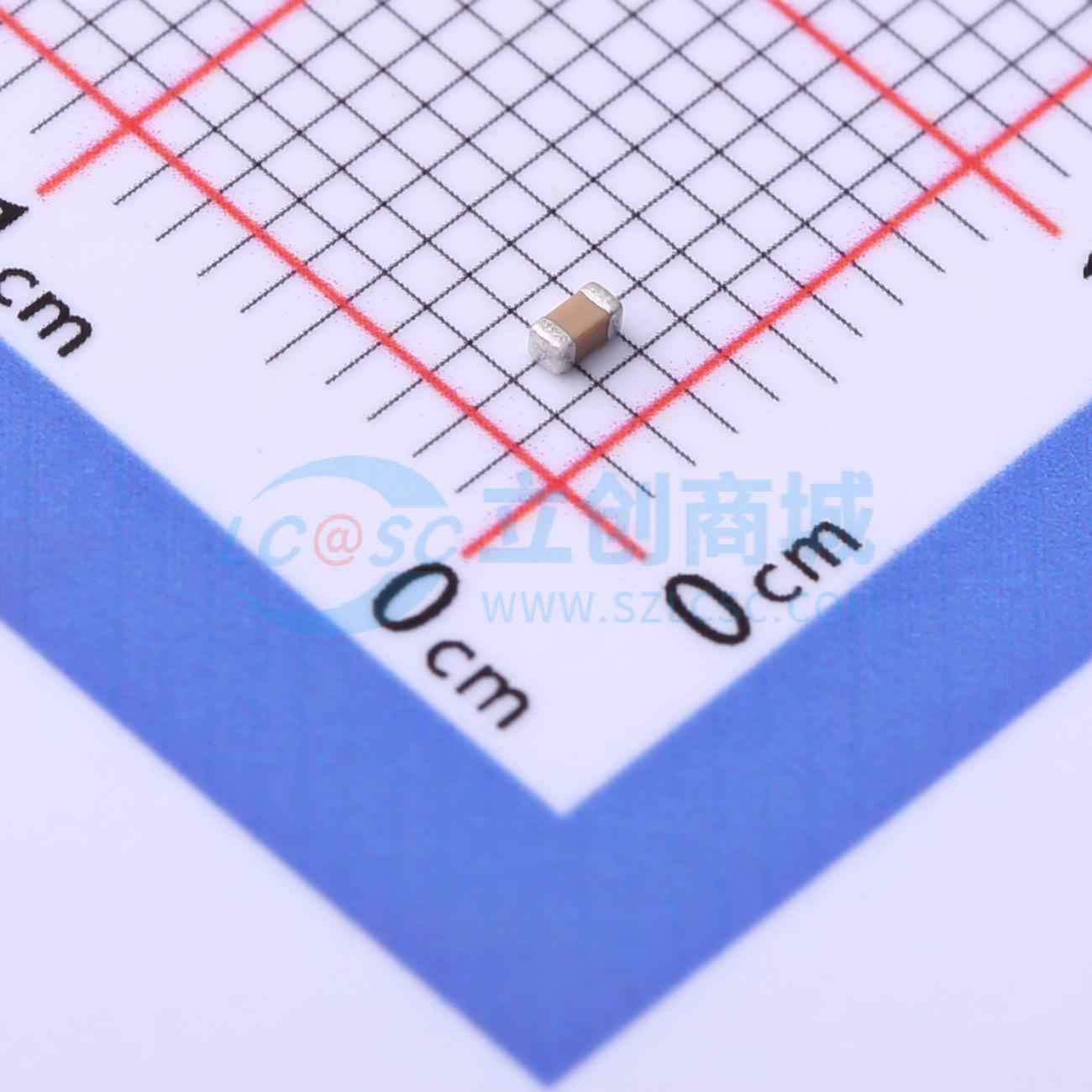 0603B102K500CT-C实物图