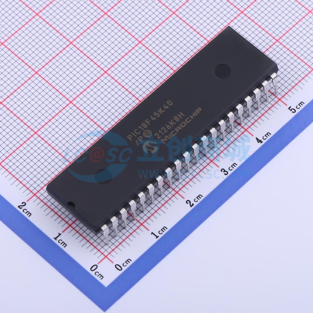 点击查看大图 PIC18F45K40-I/P实物图