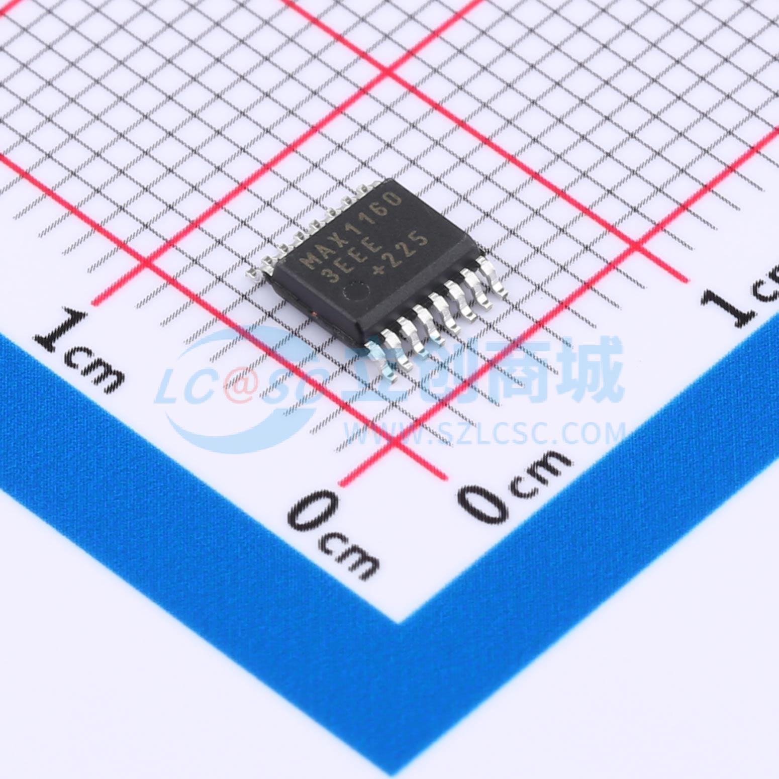点击查看大图 MAX11603EEE+实物图