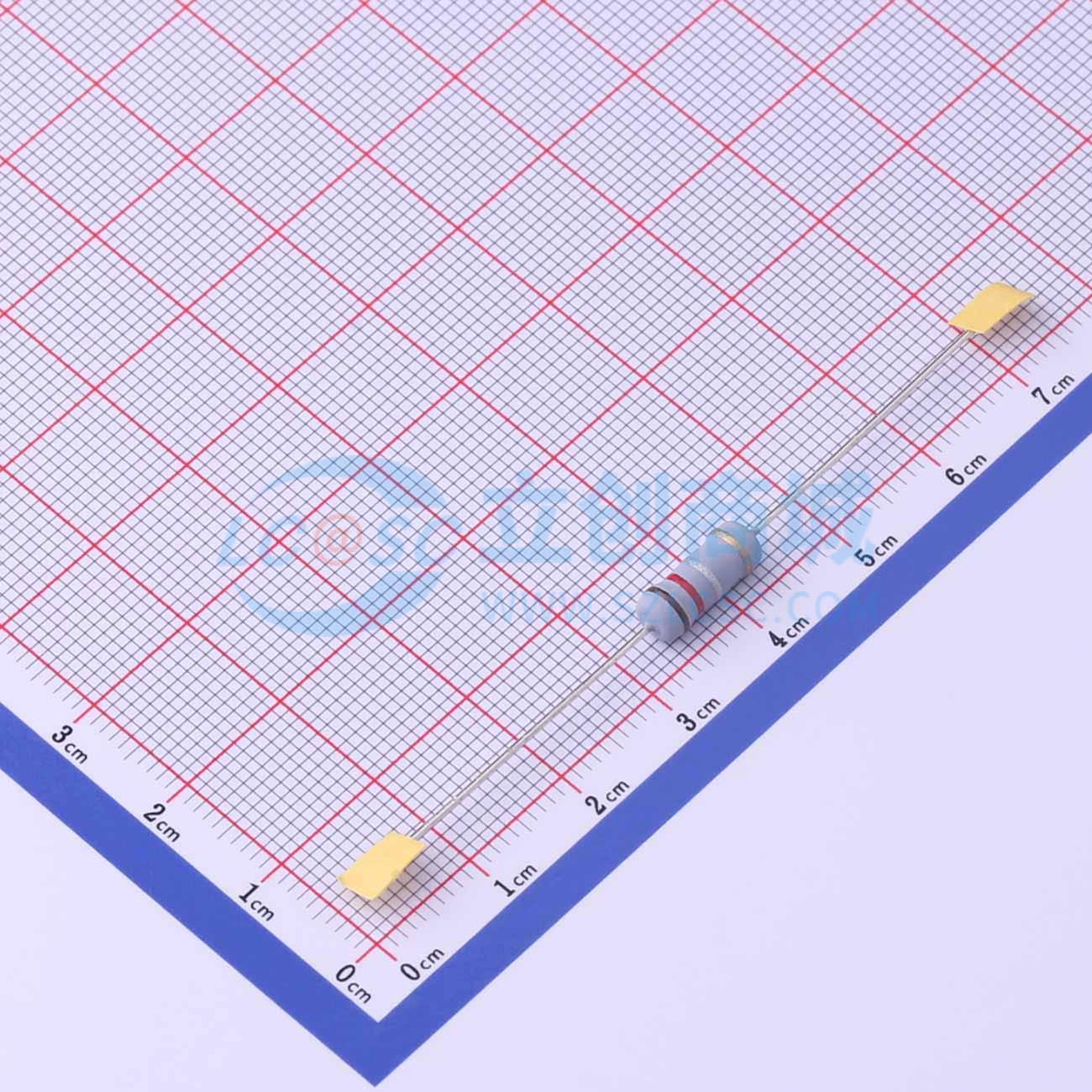 点击查看大图 MOF2WS-0.12Ω±5%T实物图