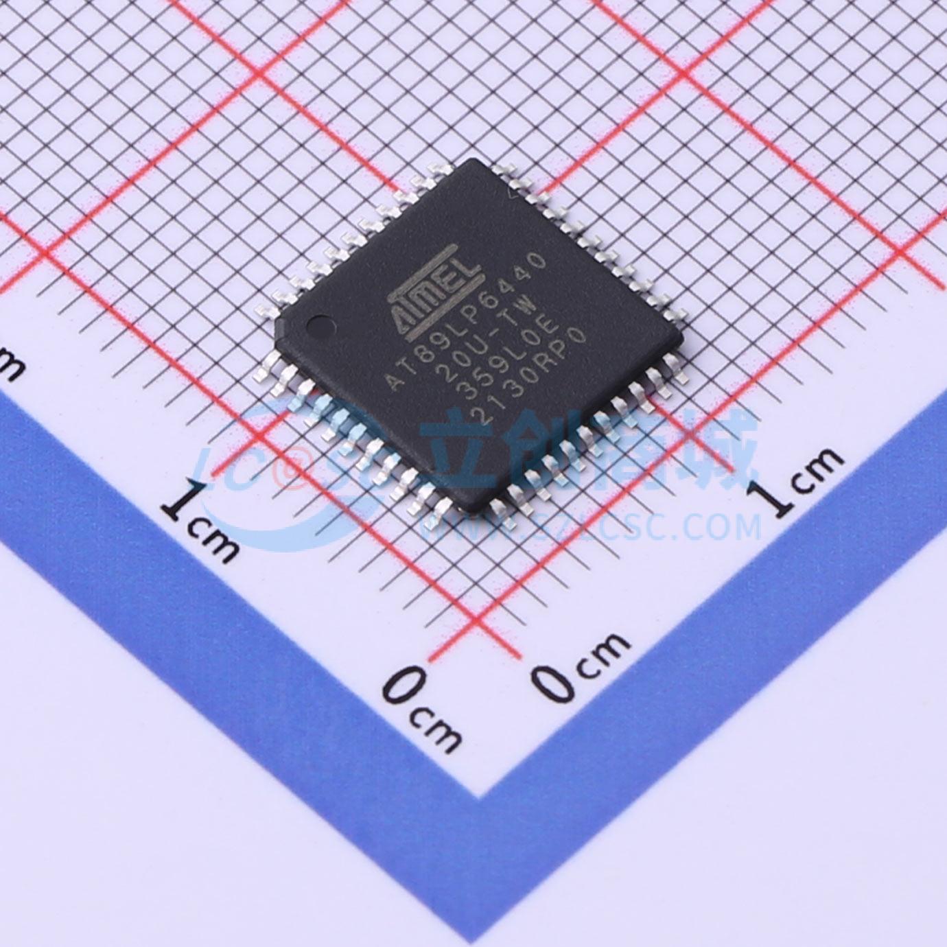 点击查看大图 AT89LP6440-20AU实物图