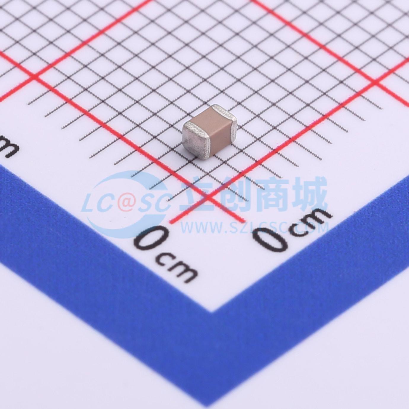 点击查看大图 C0805X474K101T实物图