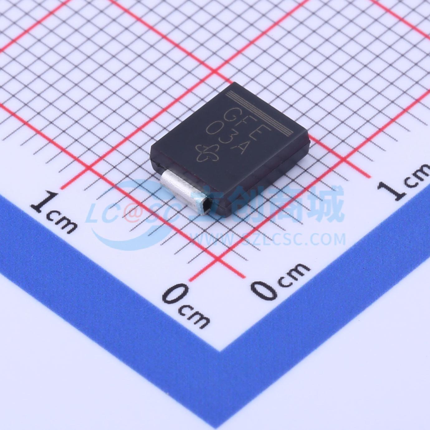 点击查看大图 SMCJ26A-E3/57T实物图