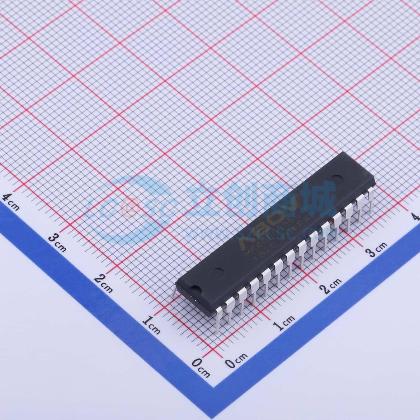 点击查看大图 MC80F0708GP实物图