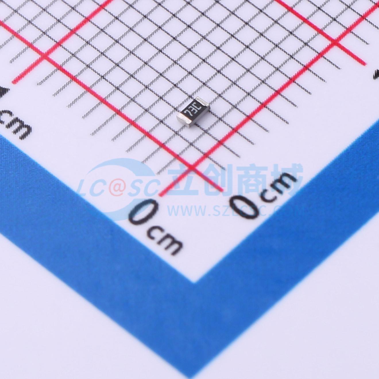 点击查看大图 RT0603BRE0756K2L实物图