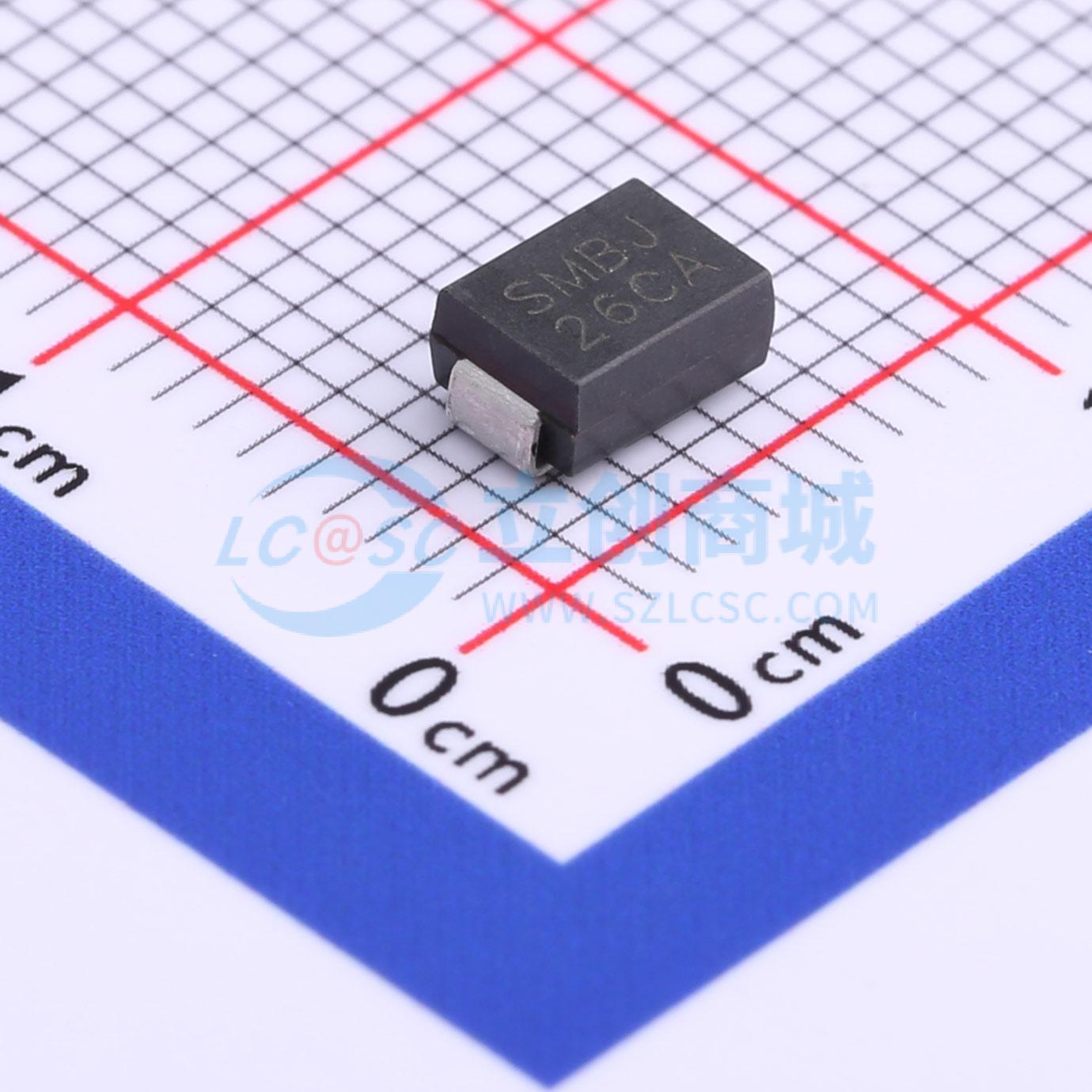 点击查看大图 SMBJ26CA实物图