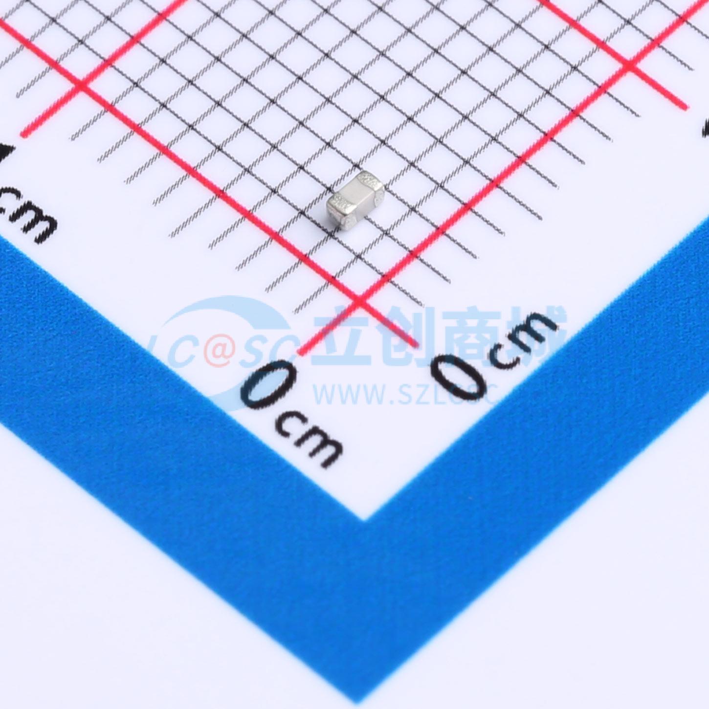 点击查看大图 C0603C101J1GACAUTO实物图
