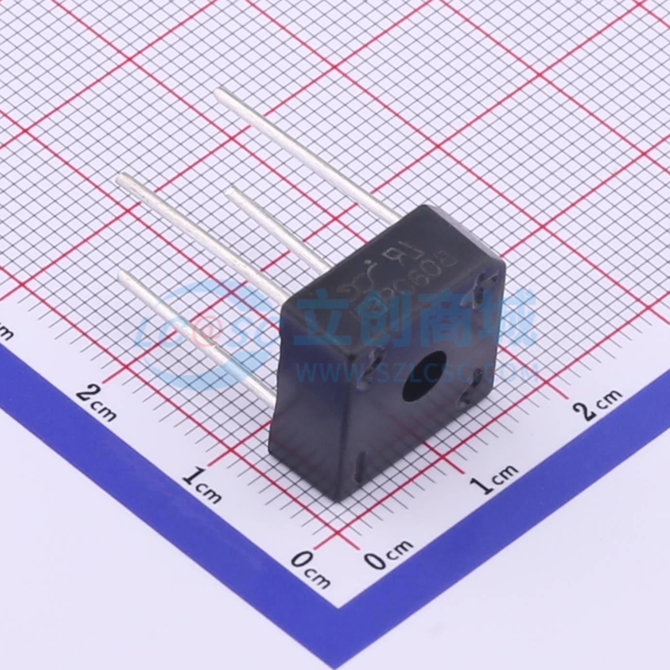 点击查看大图 KBPC608实物图