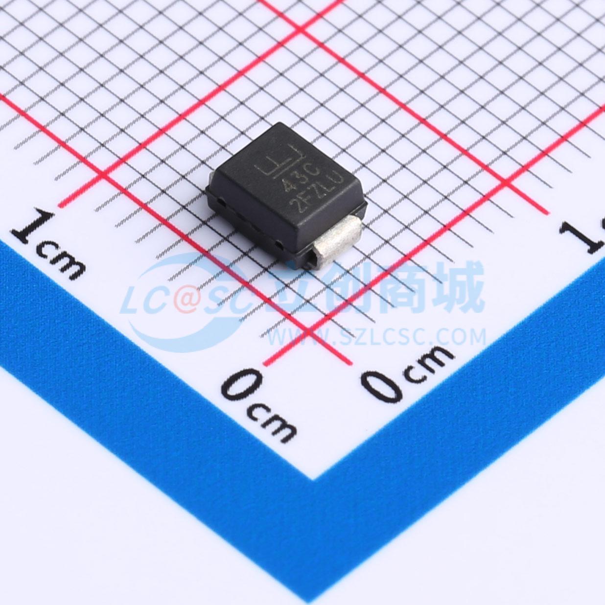 点击查看大图 P6SMB43CA实物图