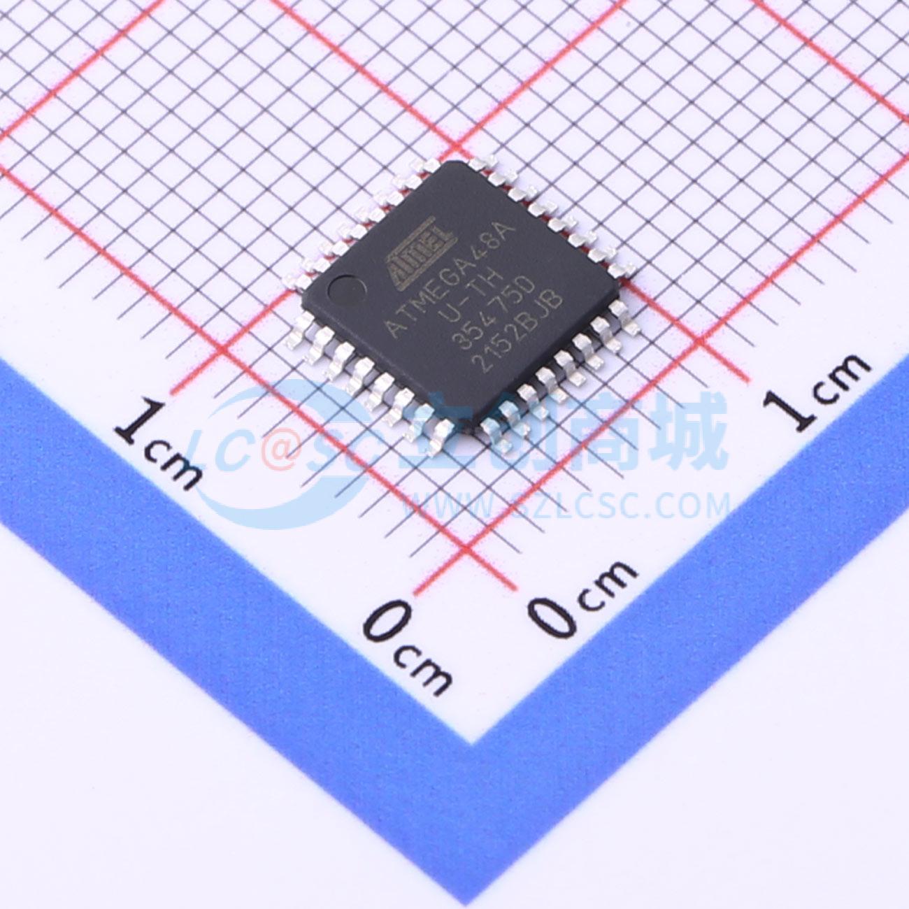 ATMEGA48A-AUR实物图