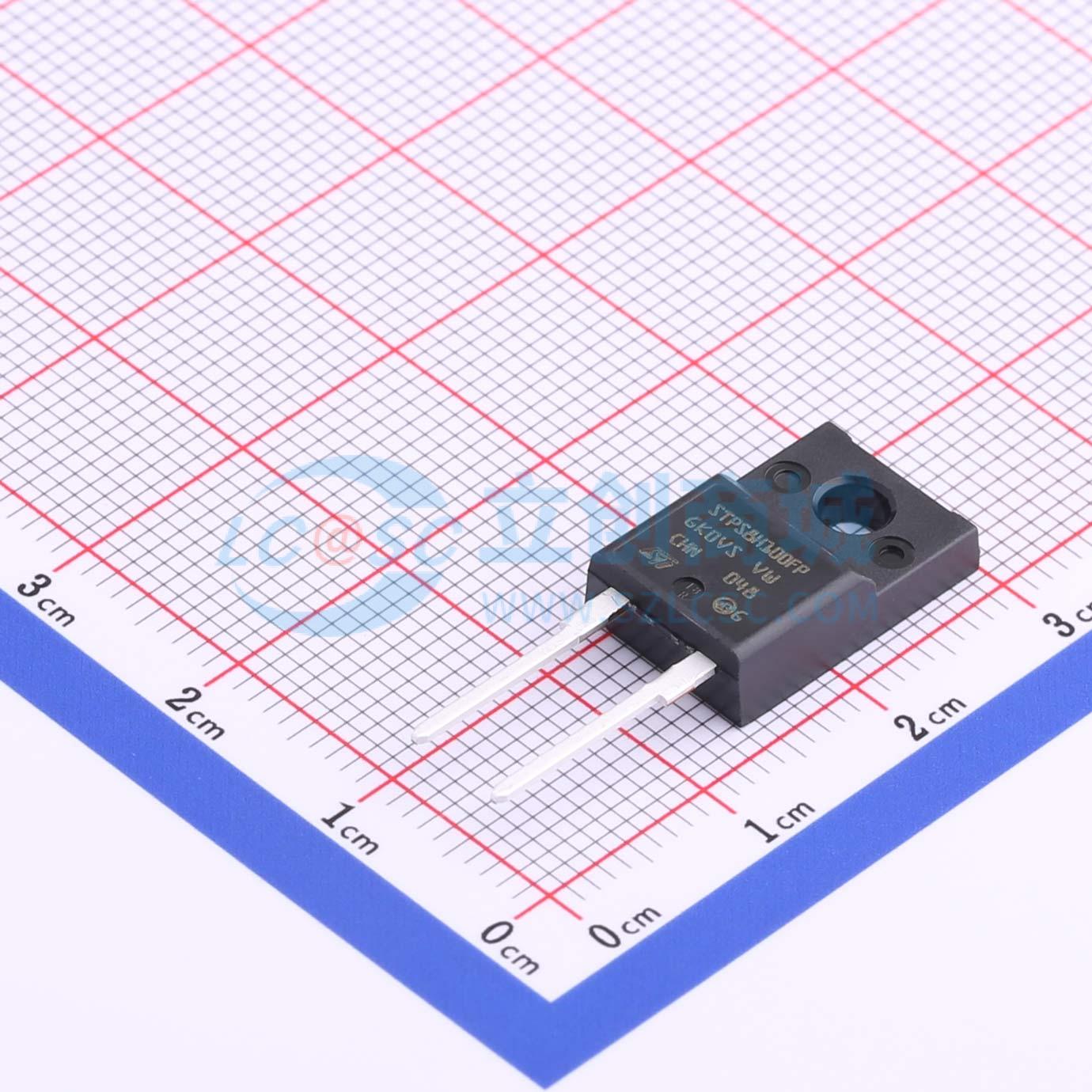 STPS8H100FP实物图