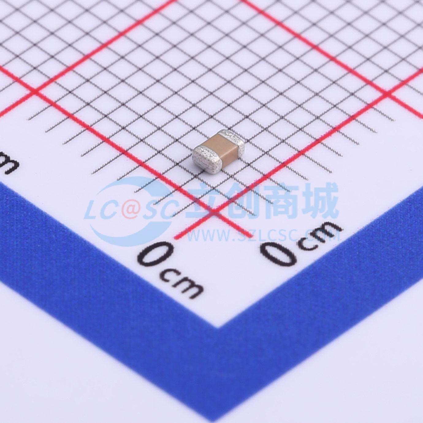 点击查看大图 0805B392K500CT实物图