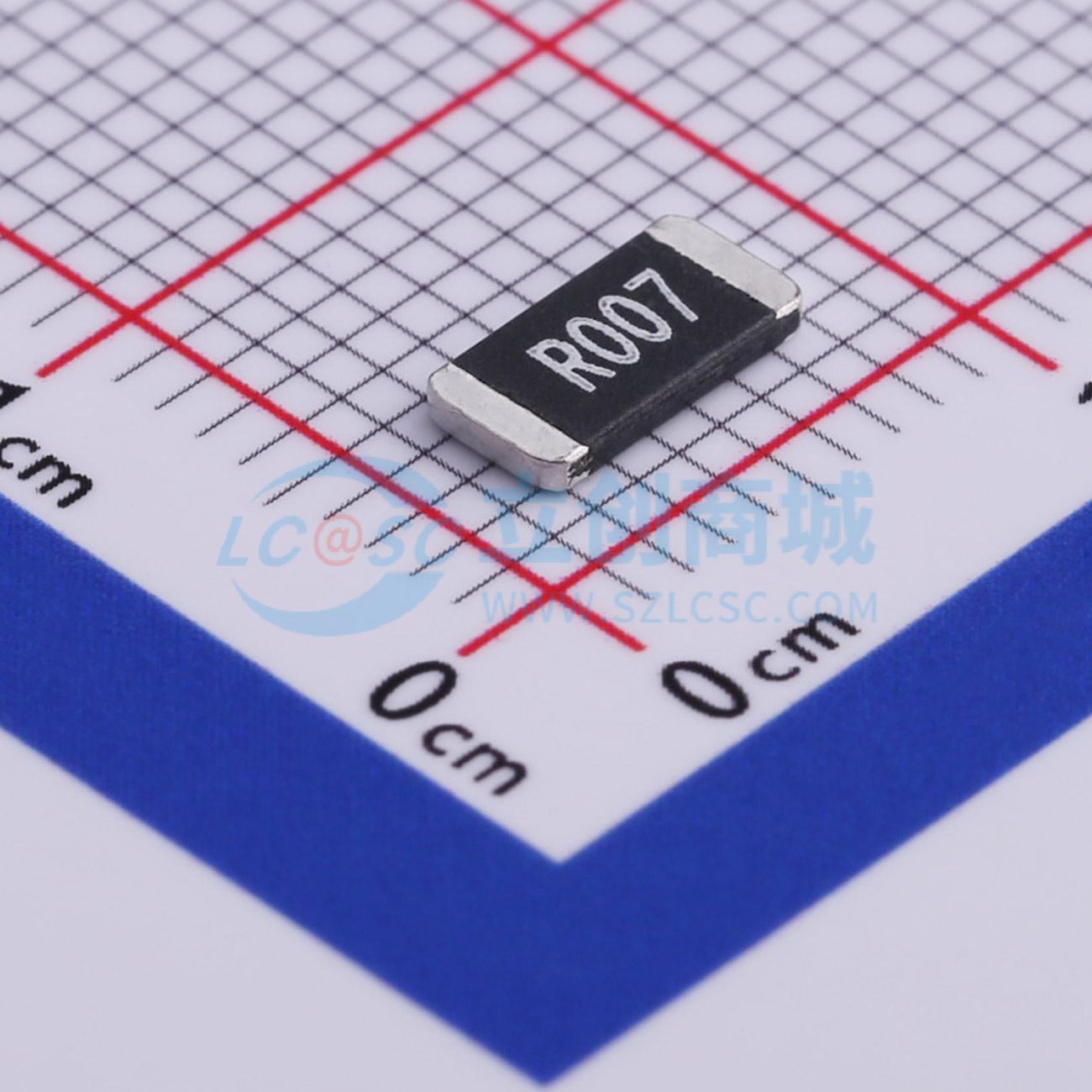 点击查看大图 LCSR2512FR007Q9L实物图