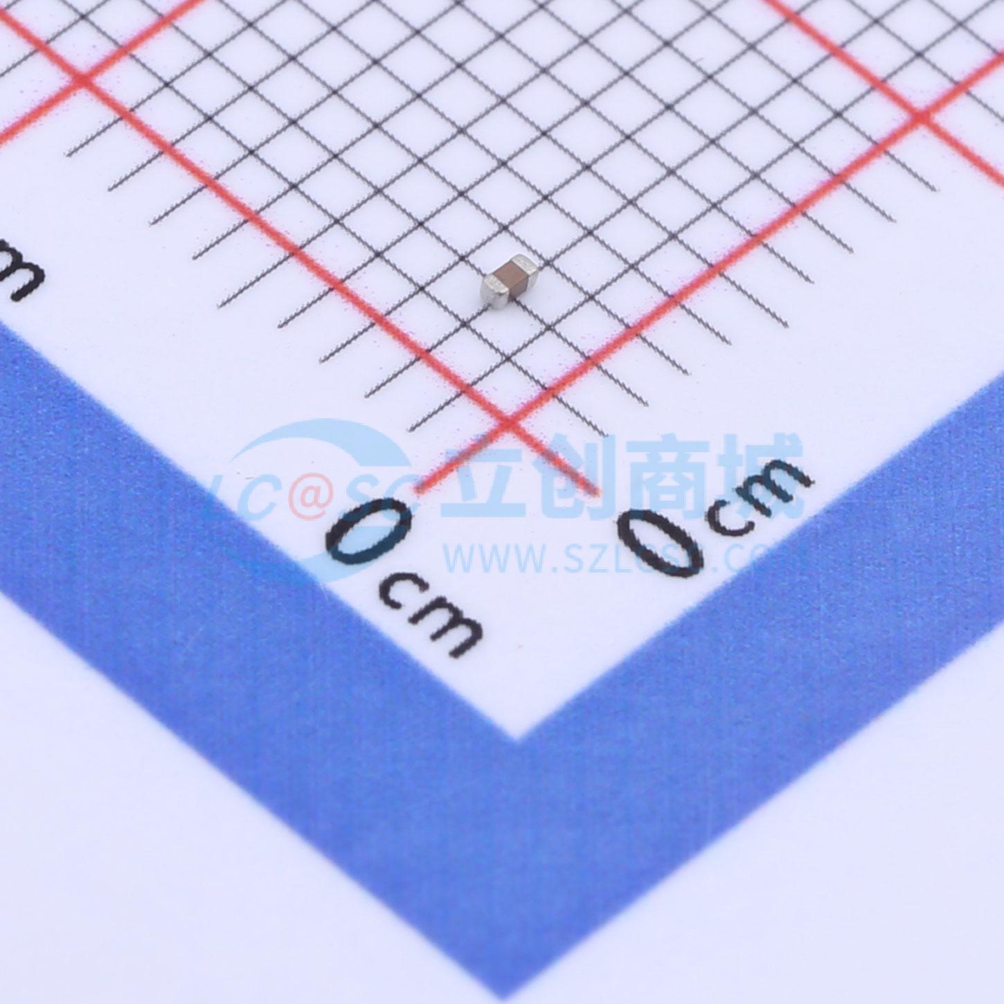 点击查看大图 TCC0402X7R152K500AT实物图