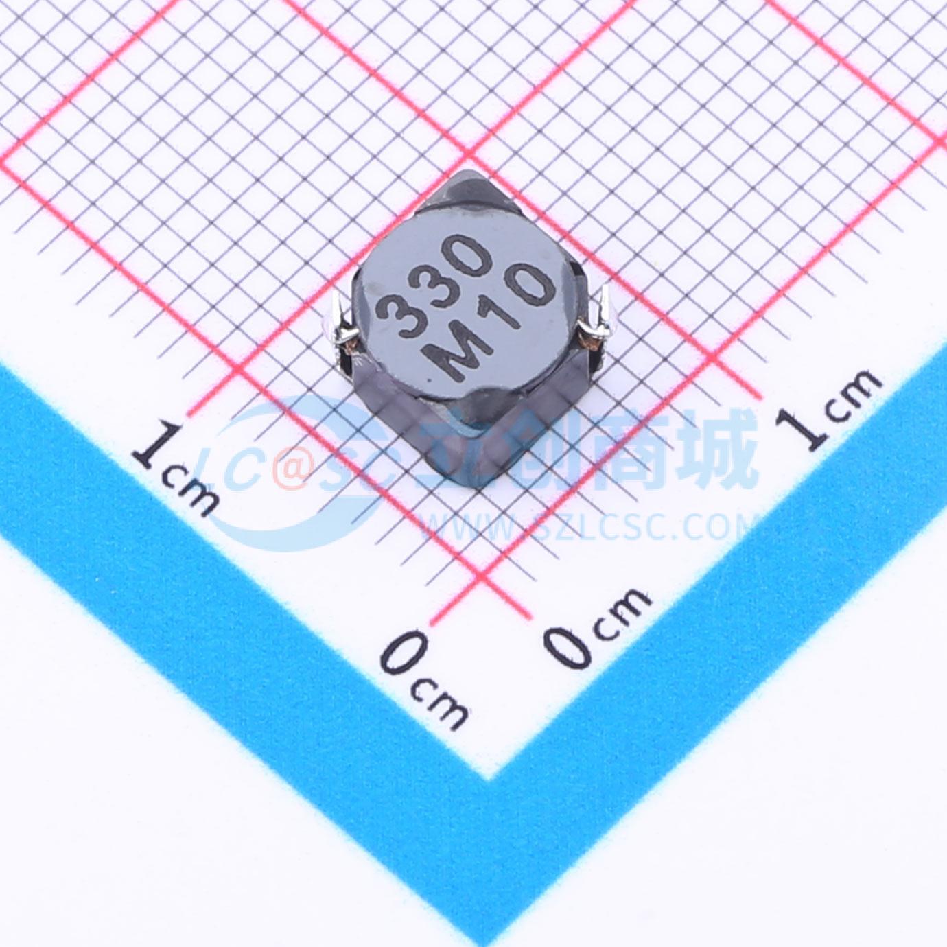 点击查看大图 CDRH6D38T125NP-330PC实物图