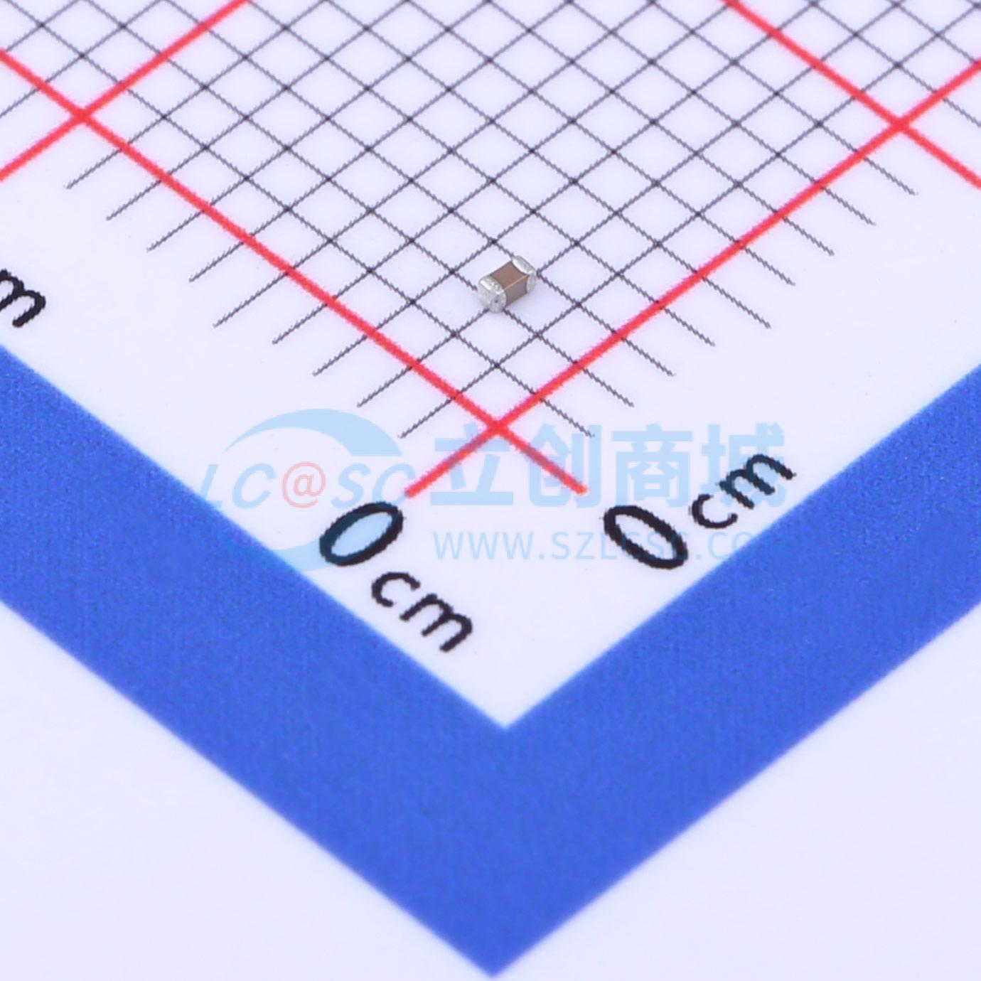 点击查看大图 0402B683K250NT实物图