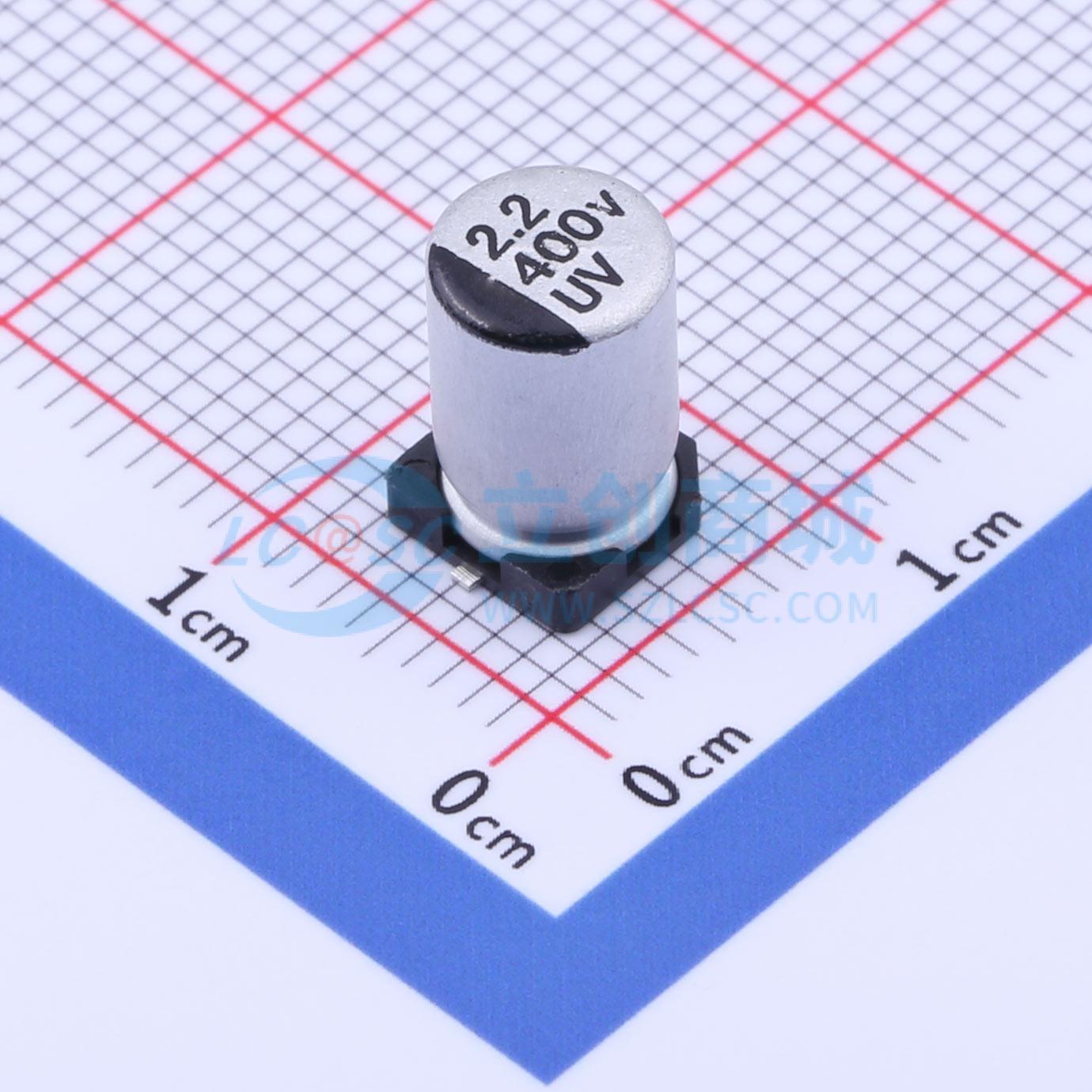 点击查看大图 UV2G2R2M0610VG 2.2UF 400V实物图