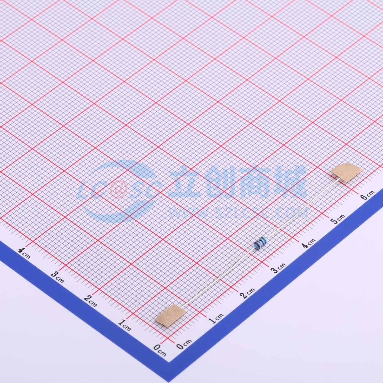 MF1/8W-91KΩ±1%T52实物图