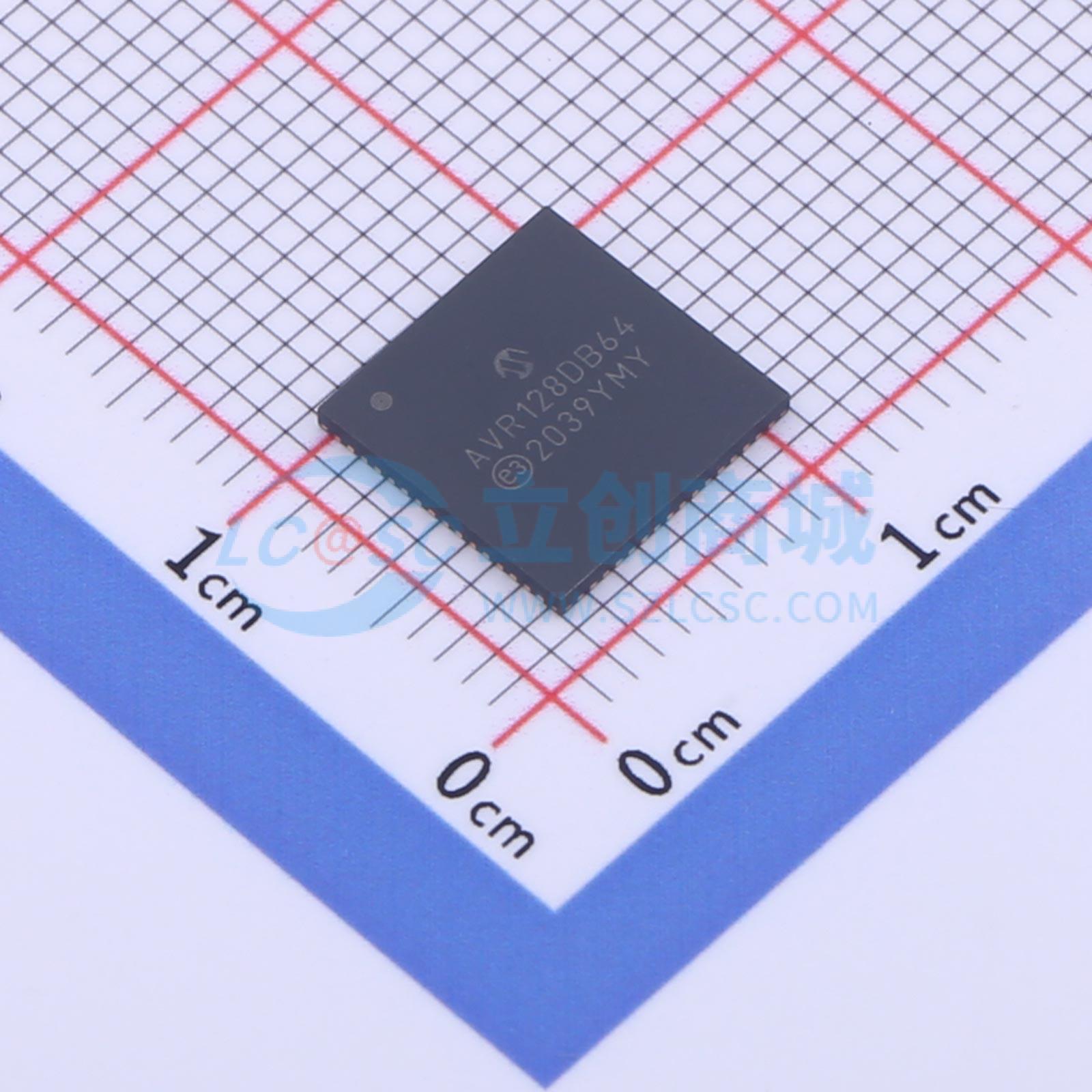 点击查看大图 AVR128DB64-I/MR实物图