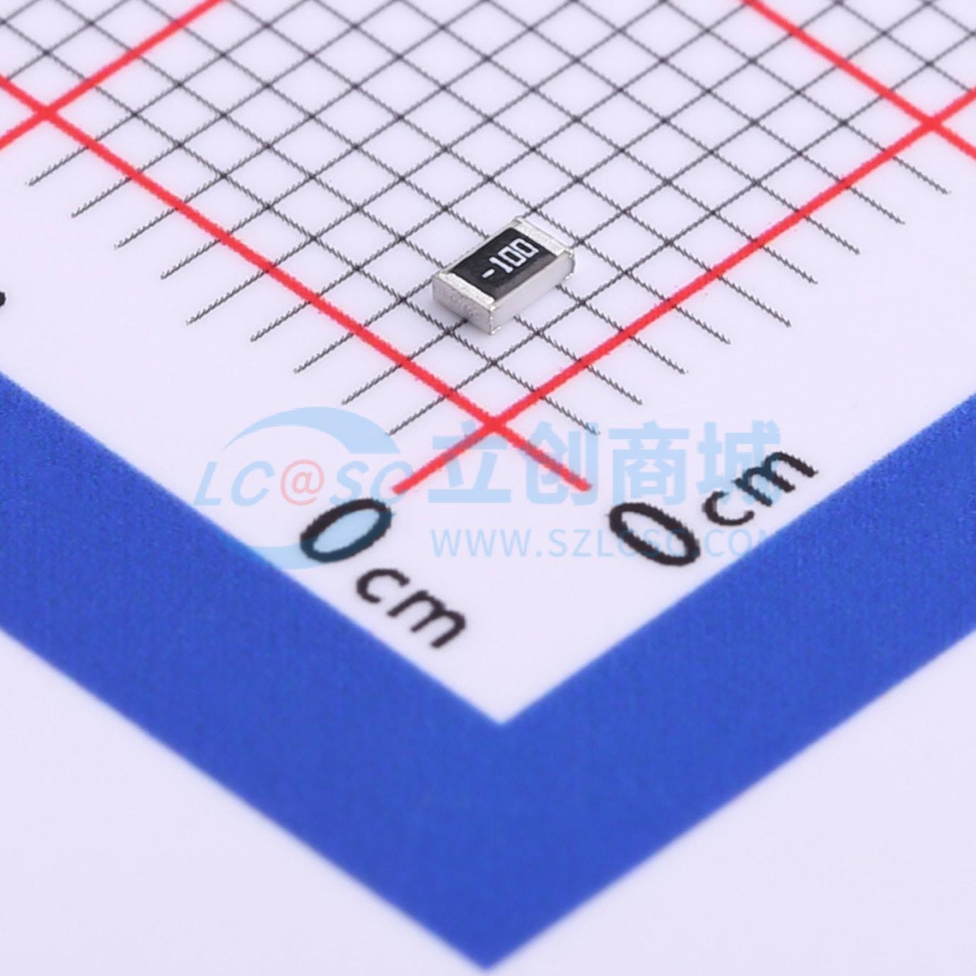点击查看大图 ERJT06J100V实物图