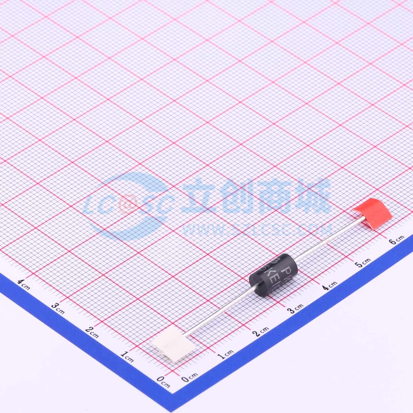 点击查看大图 1.5KE10CA/B实物图