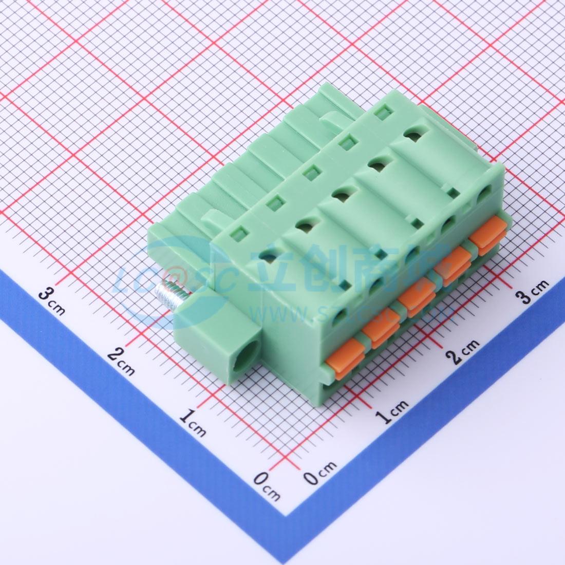 KF2EDGKDM-5.08-5P实物图