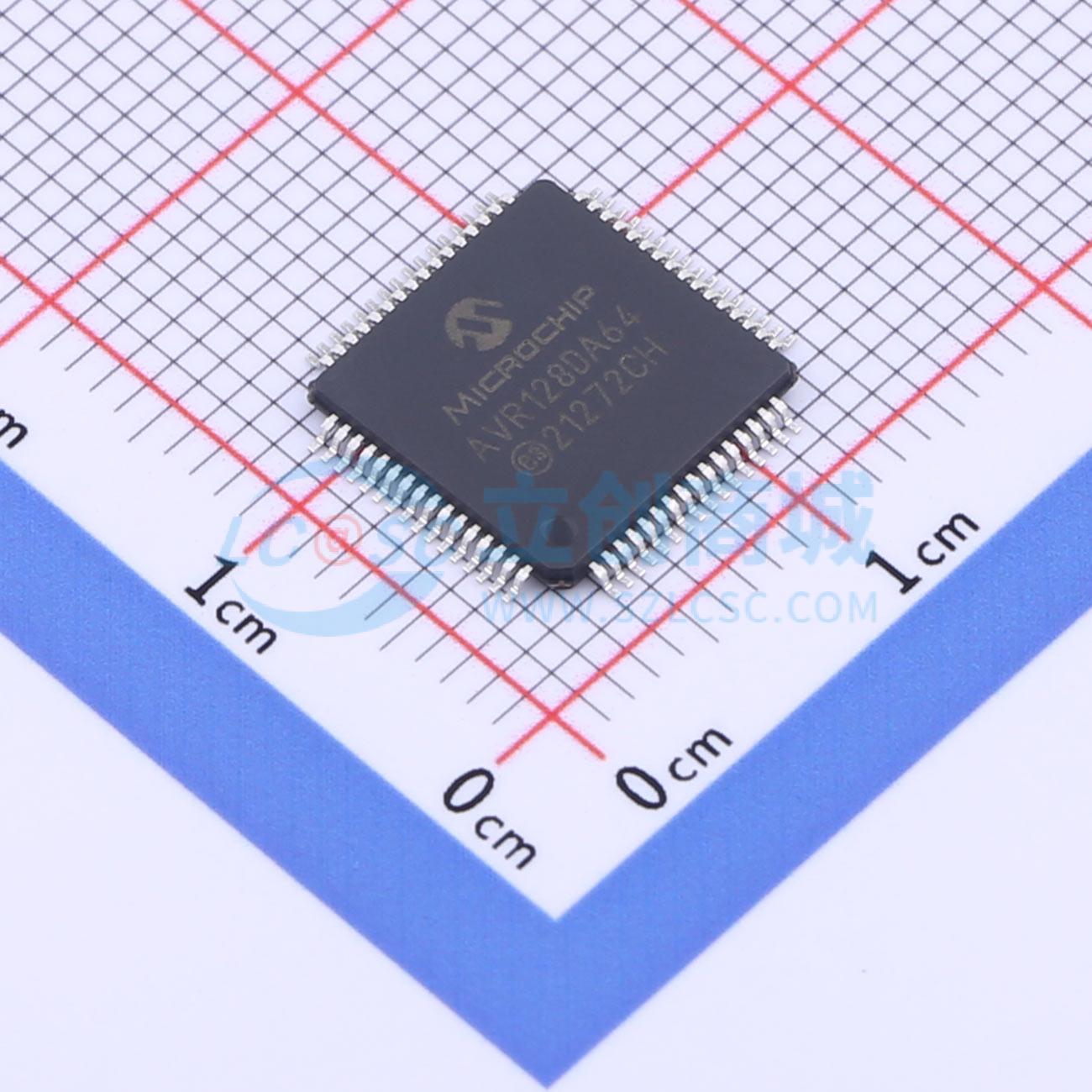 AVR128DA64-E/PT实物图