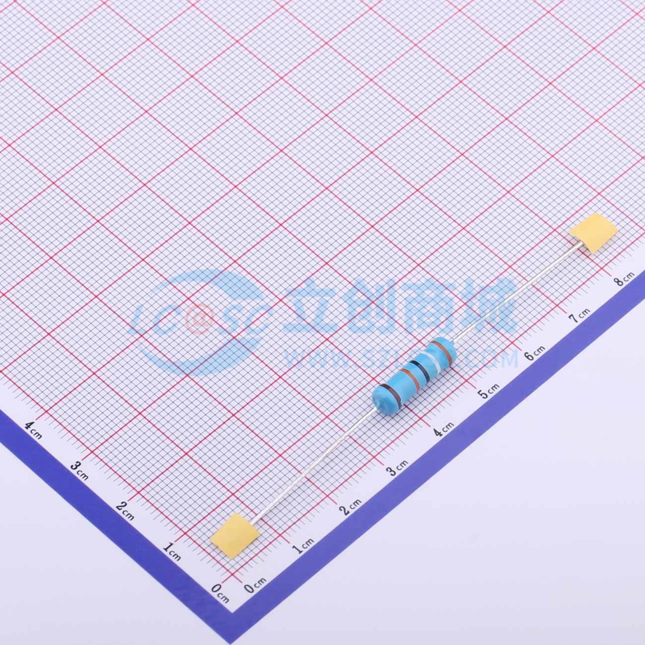 点击查看大图 MF3WS-390KΩ±1%T实物图