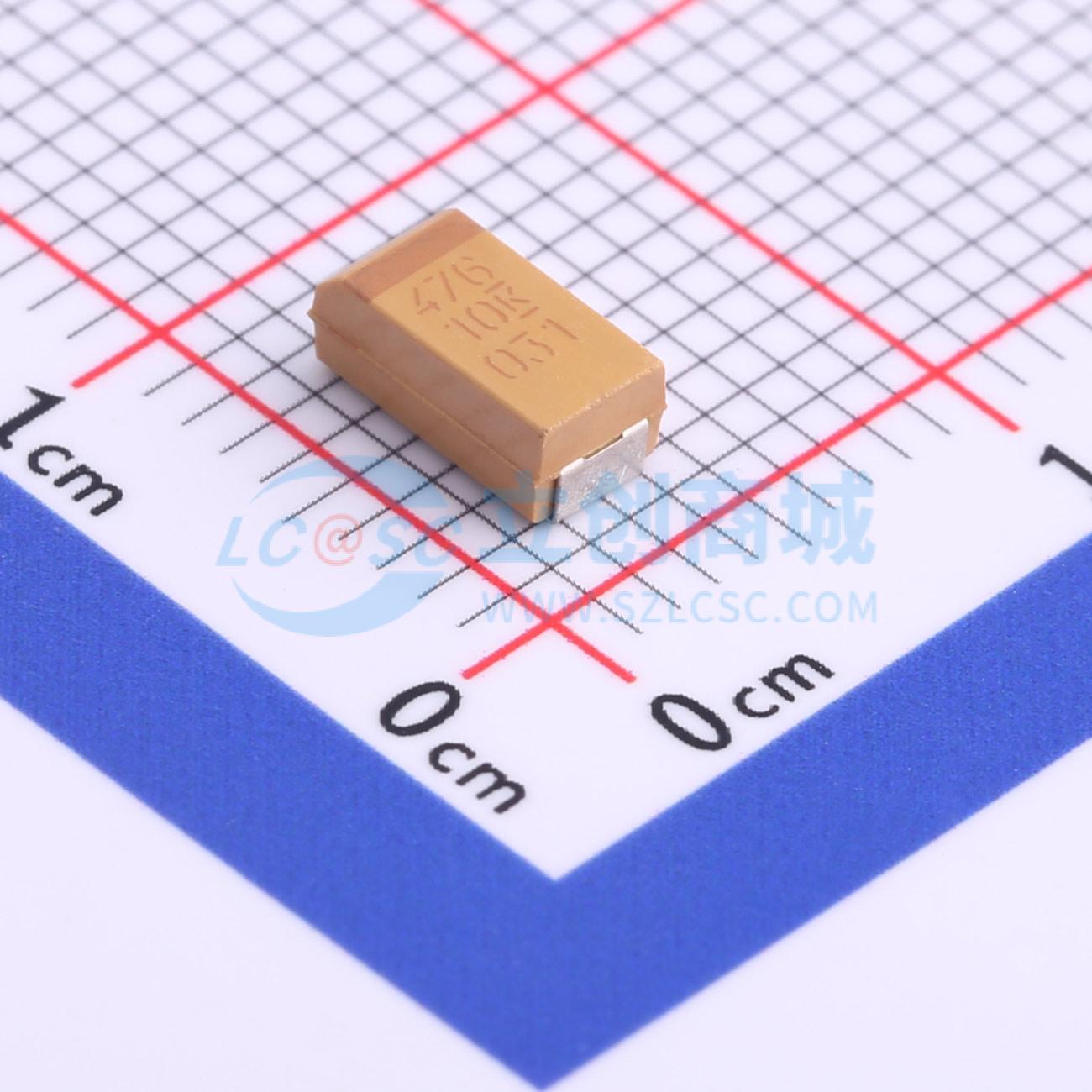 点击查看大图 T491C476K010AT实物图