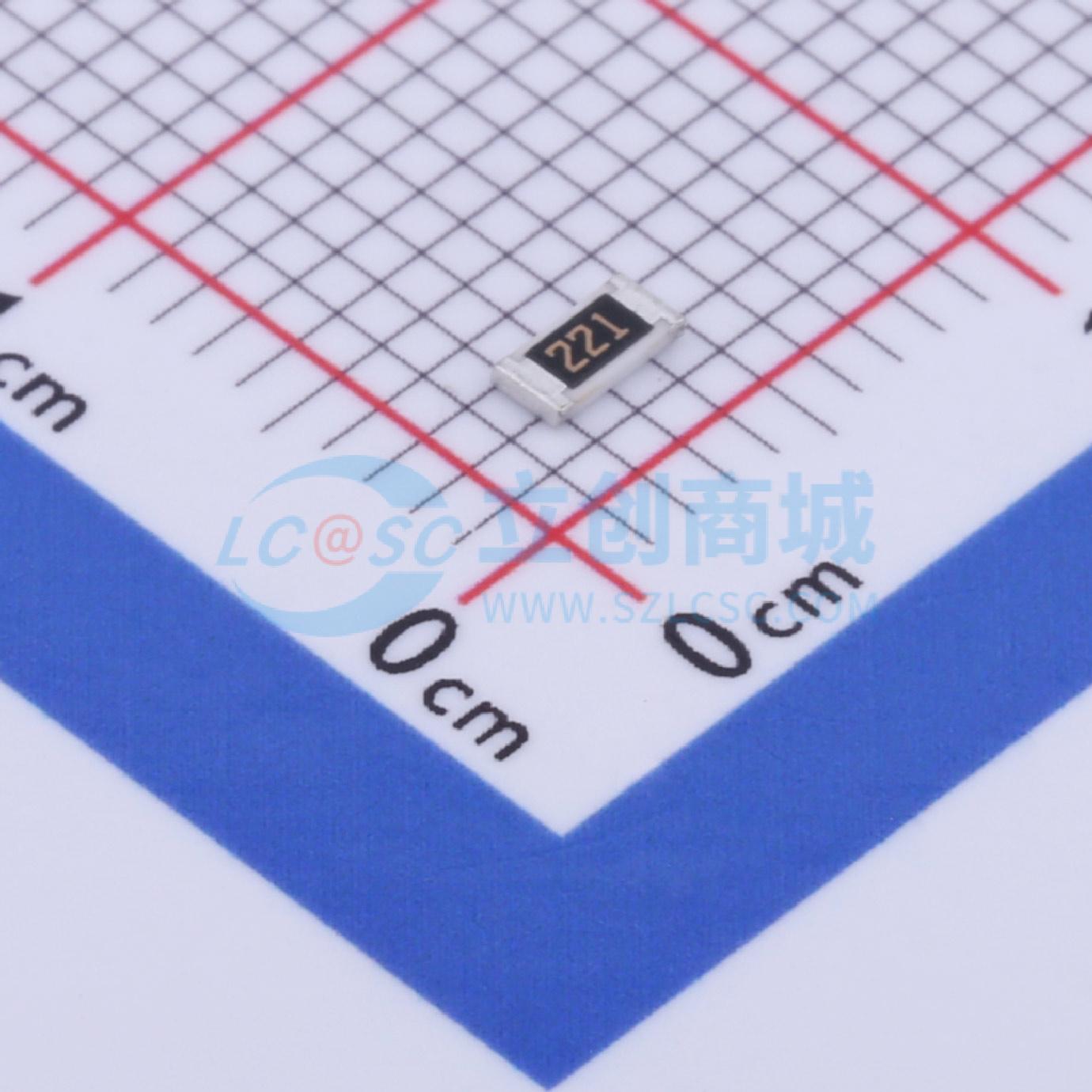 点击查看大图 MCR18EZPJ221实物图
