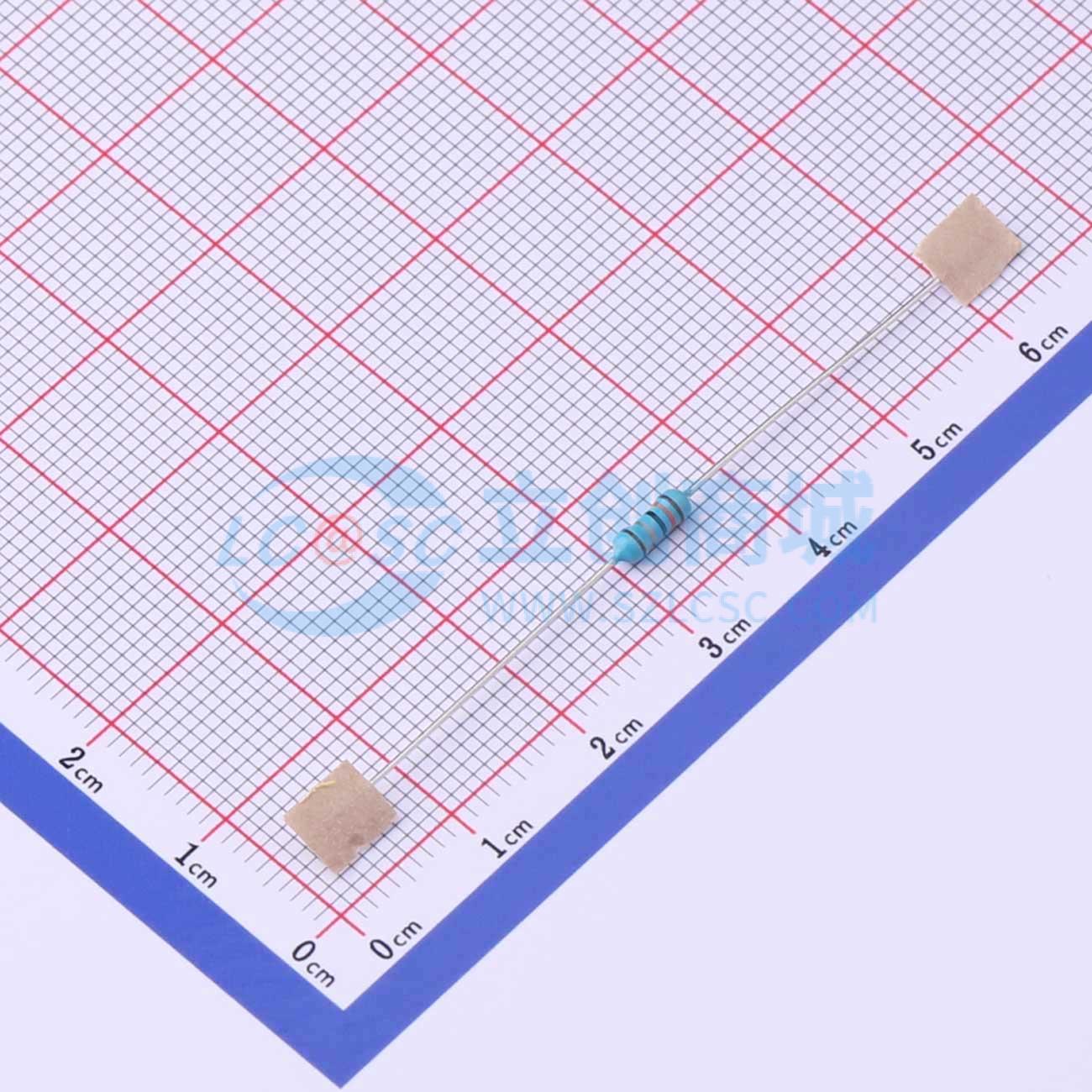 MF1/4W-13Ω±1%T52实物图