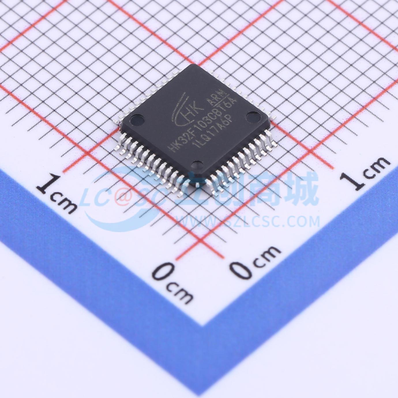 点击查看大图 HK32F103CBT6A实物图