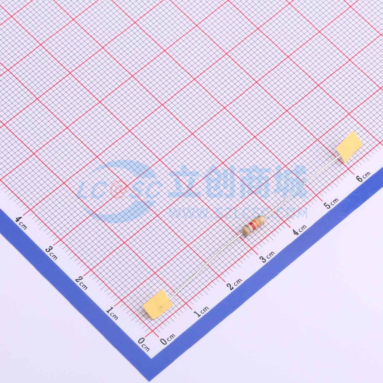 CF1/4W-82KΩ±5%T52实物图