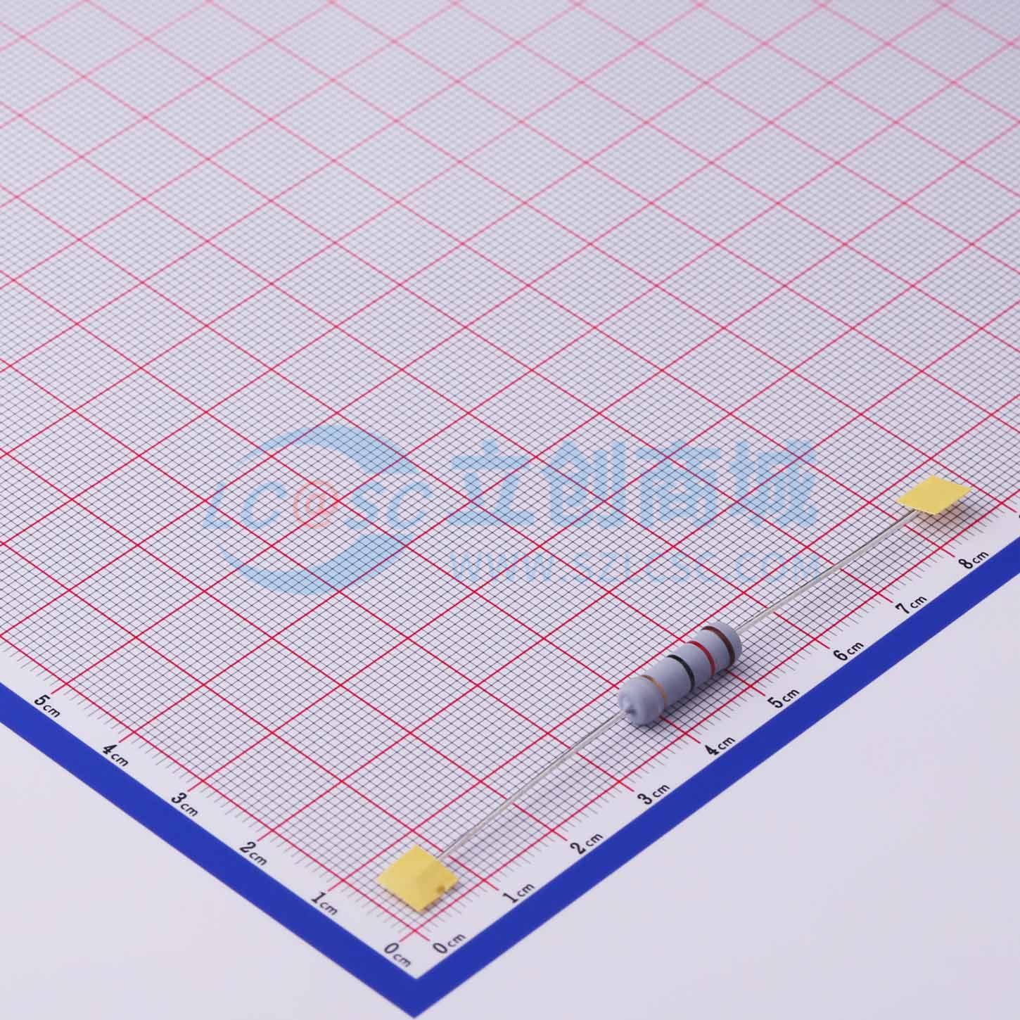 点击查看大图 MOF3WS-12Ω±5%T实物图